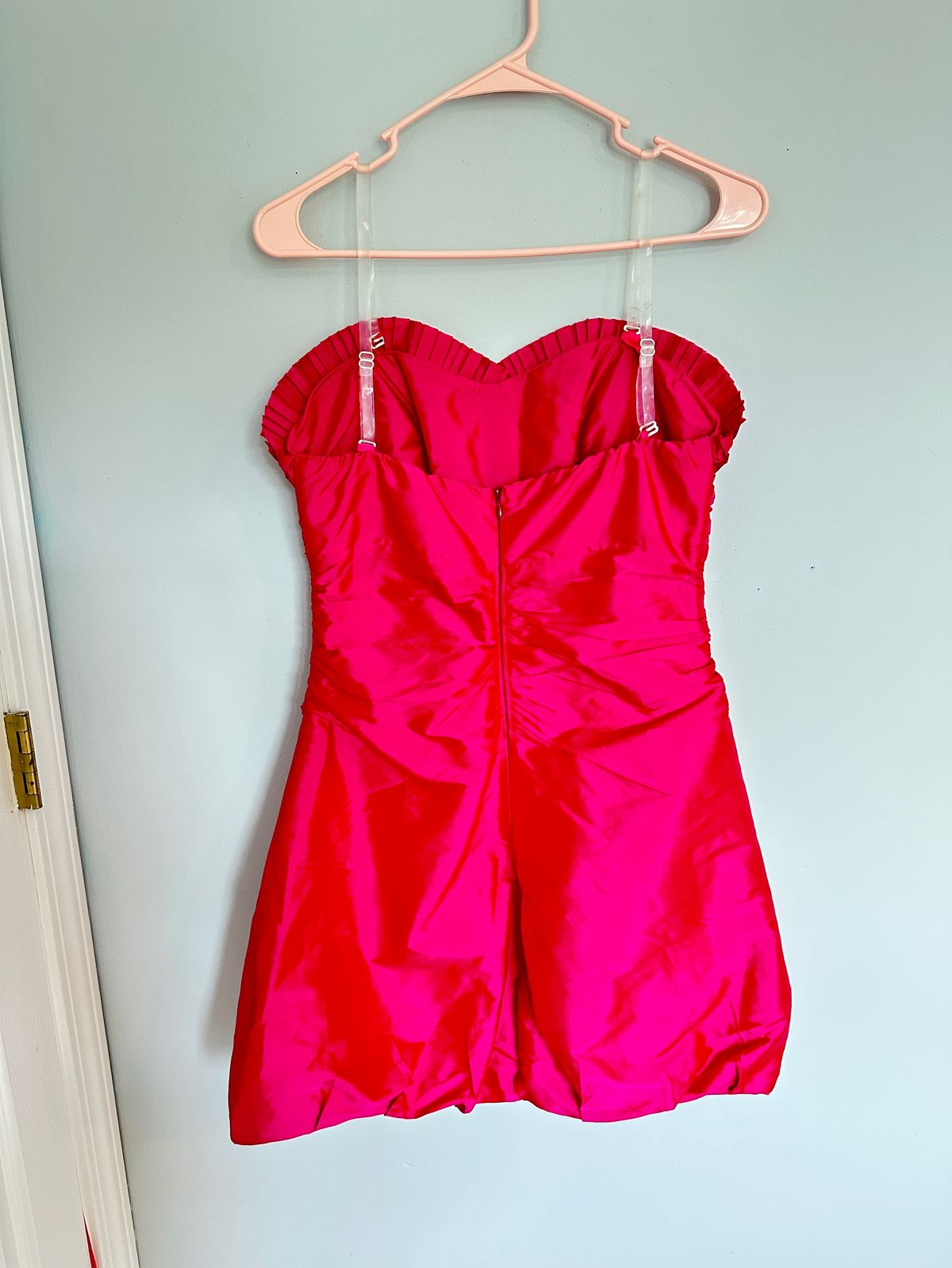 alexia admor Size S Homecoming Strapless Pink Cocktail Dress on Queenly