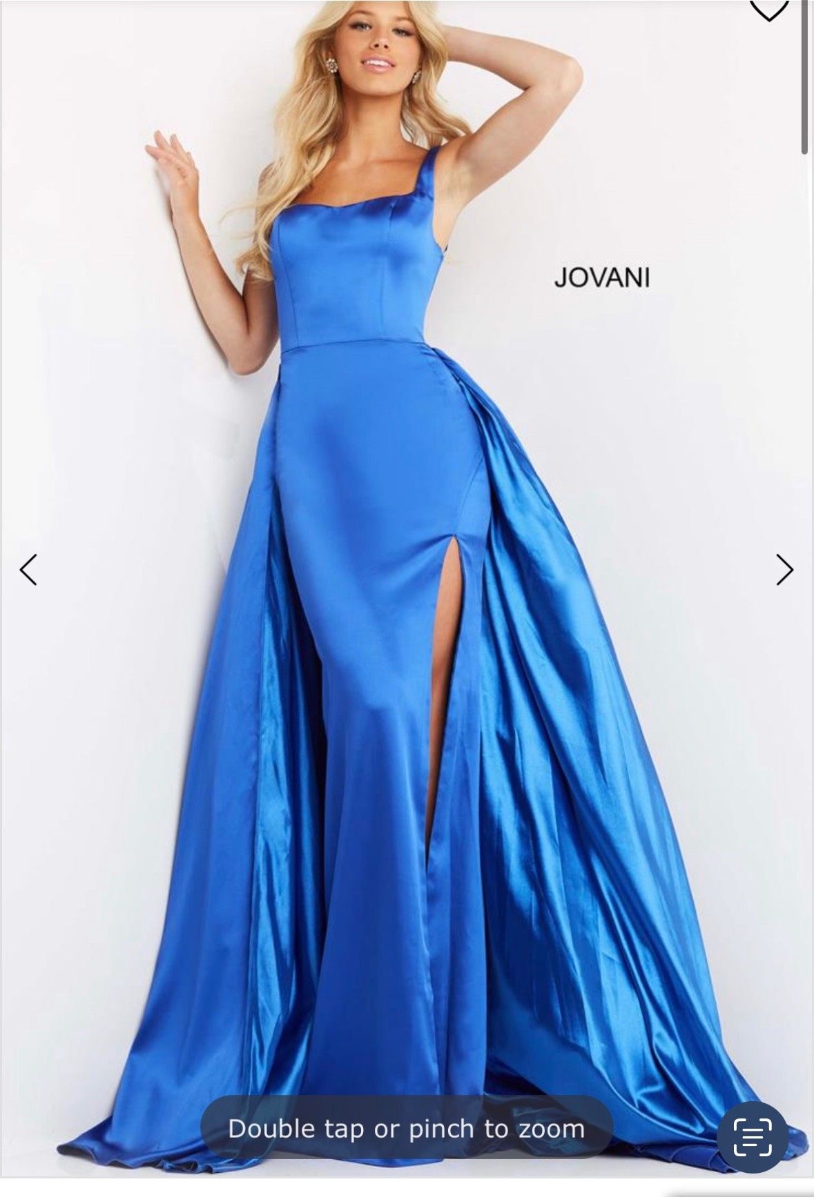 Jovani Size 2 Prom Blue Dress With Train on Queenly
