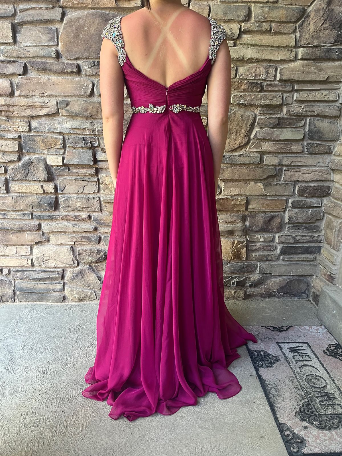 Sherri Hill Size 2 Prom Cap Sleeve Pink A-line Dress on Queenly