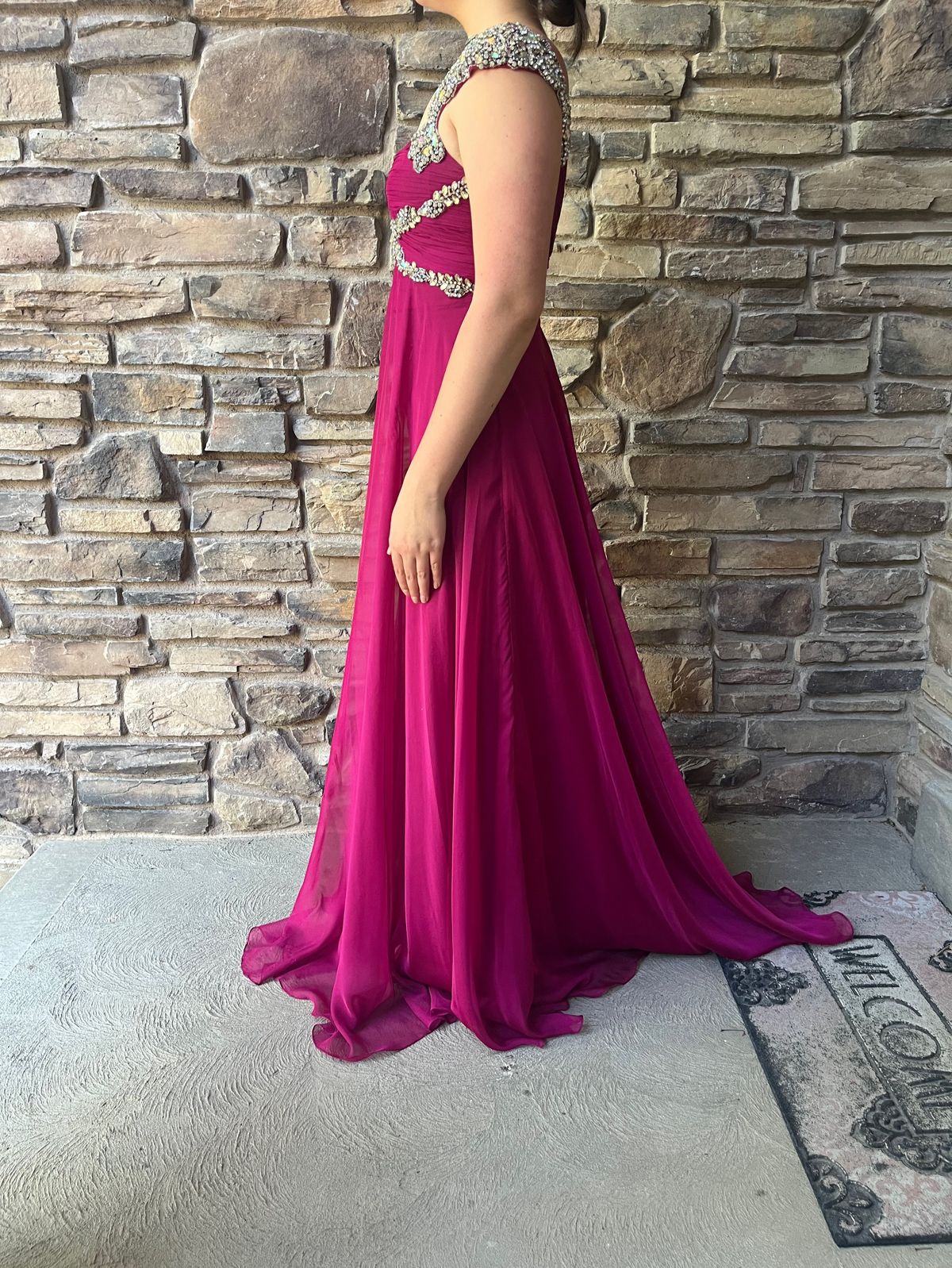 Sherri Hill Size 2 Prom Cap Sleeve Pink A-line Dress on Queenly