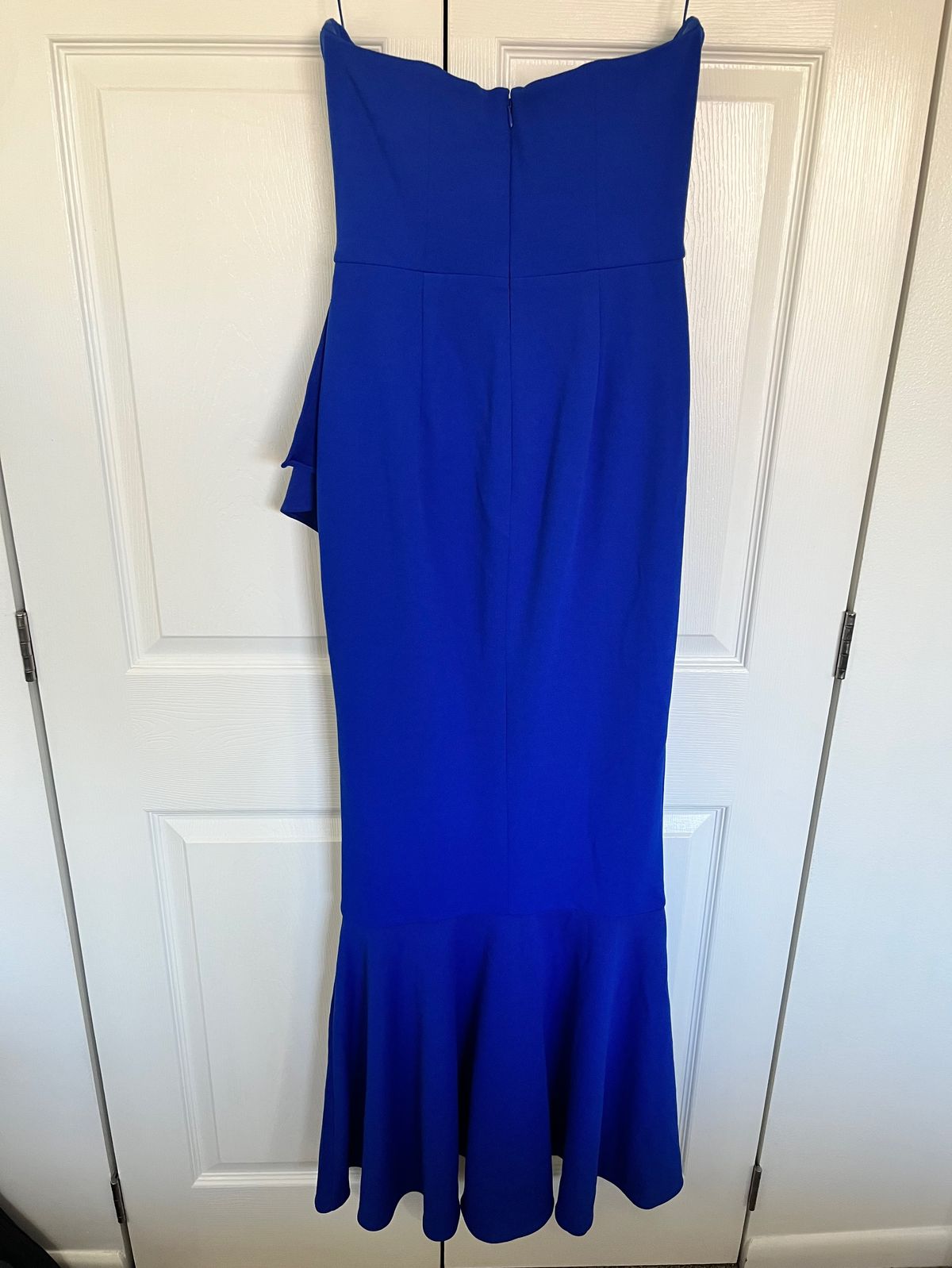 Dress the Population Size M Strapless Royal Blue Mermaid Dress on Queenly