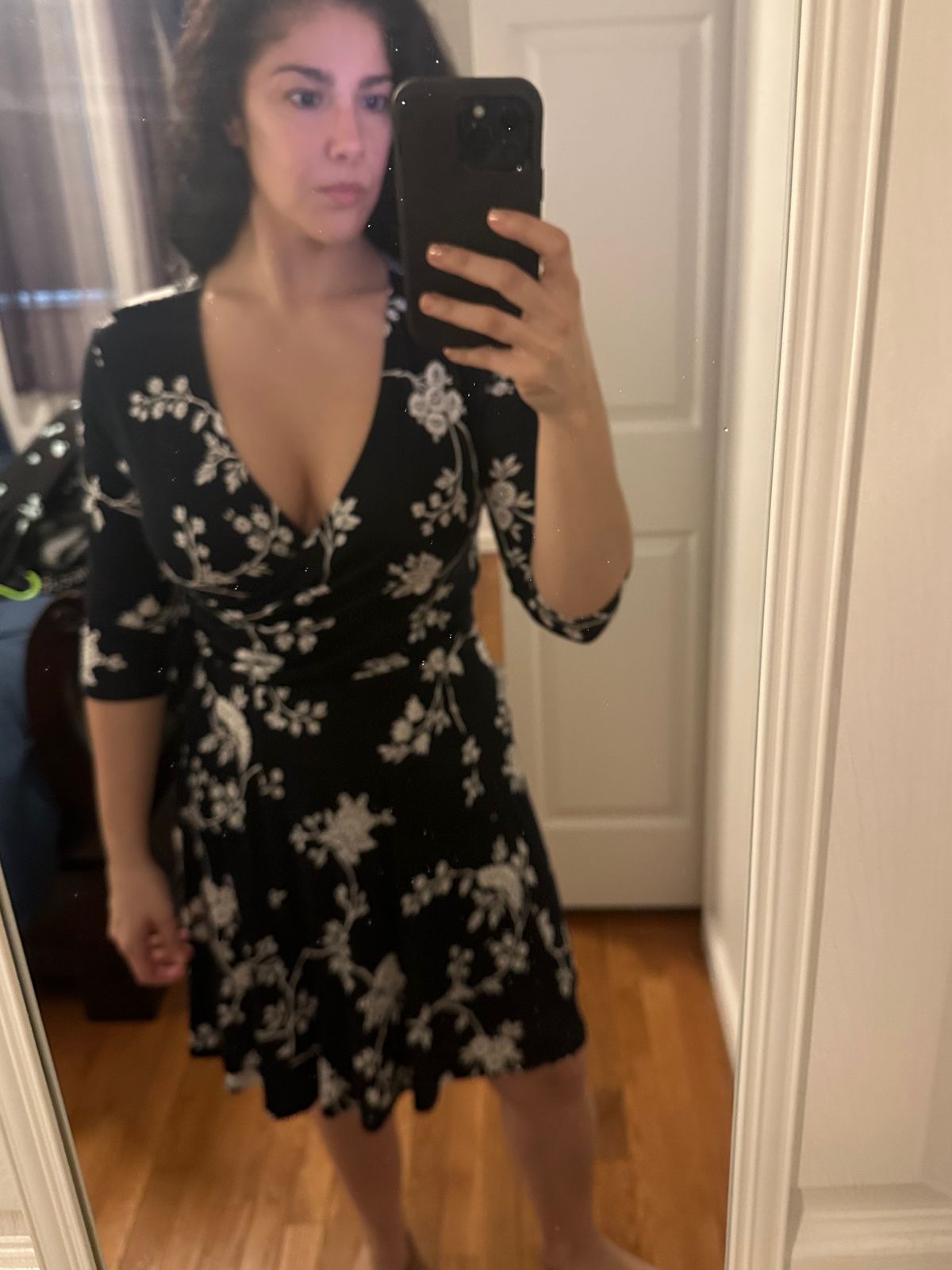 Size L Long Sleeve Black Cocktail Dress on Queenly