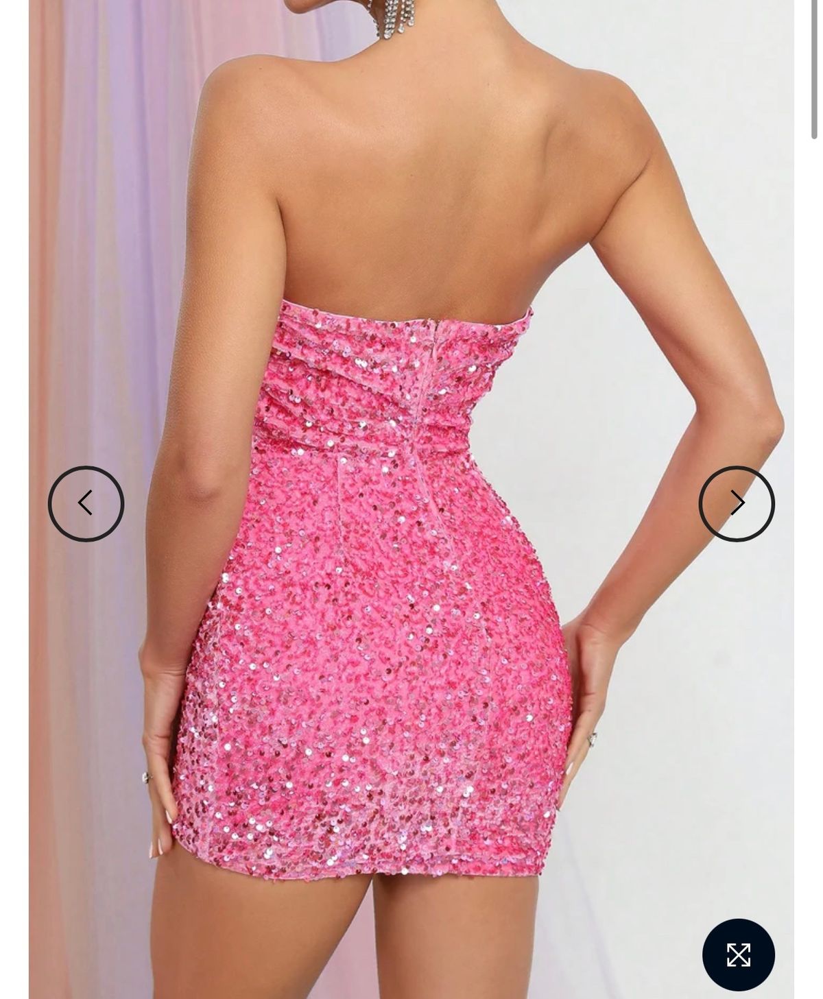 Style FSWD1024 Faeriesty Size 0 Homecoming Strapless Pink Cocktail Dress on Queenly