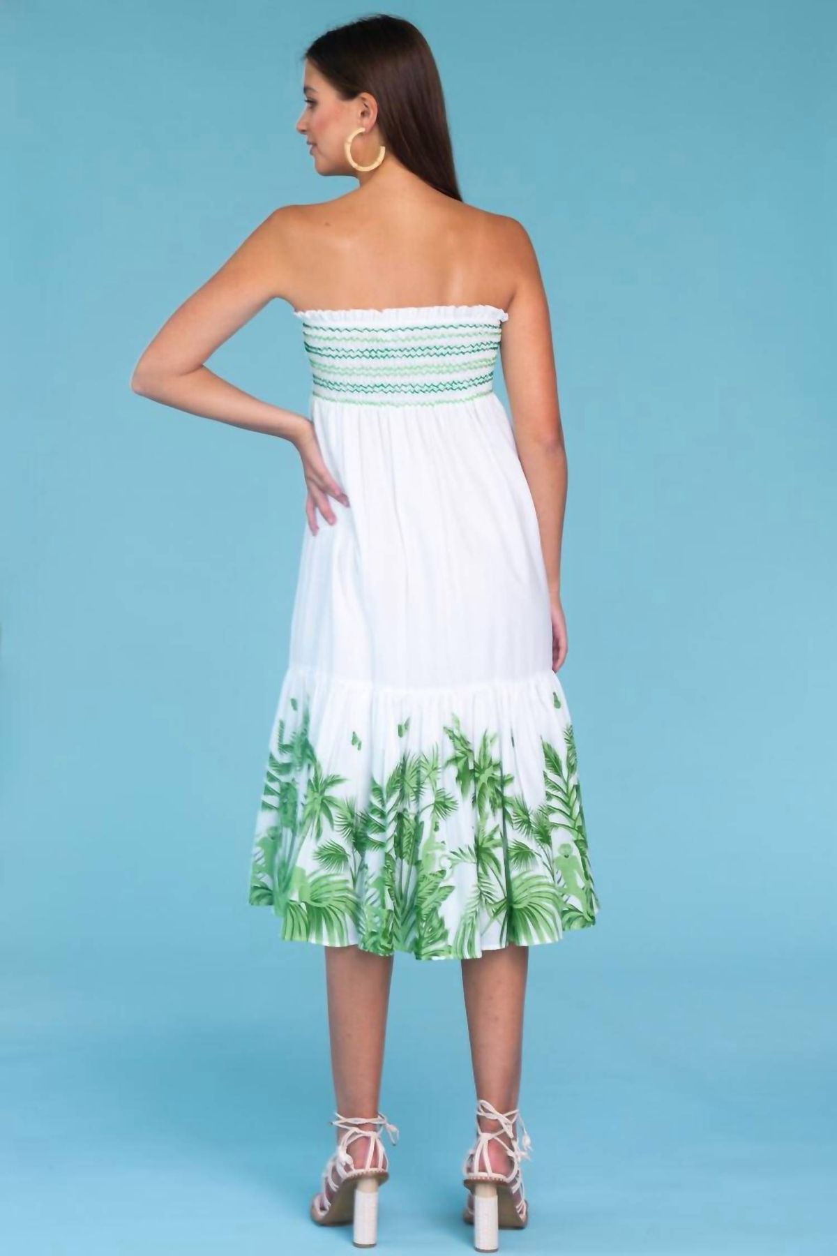 Style 1-1599069796-2696 Olivia James the Label Size L Strapless White Cocktail Dress on Queenly