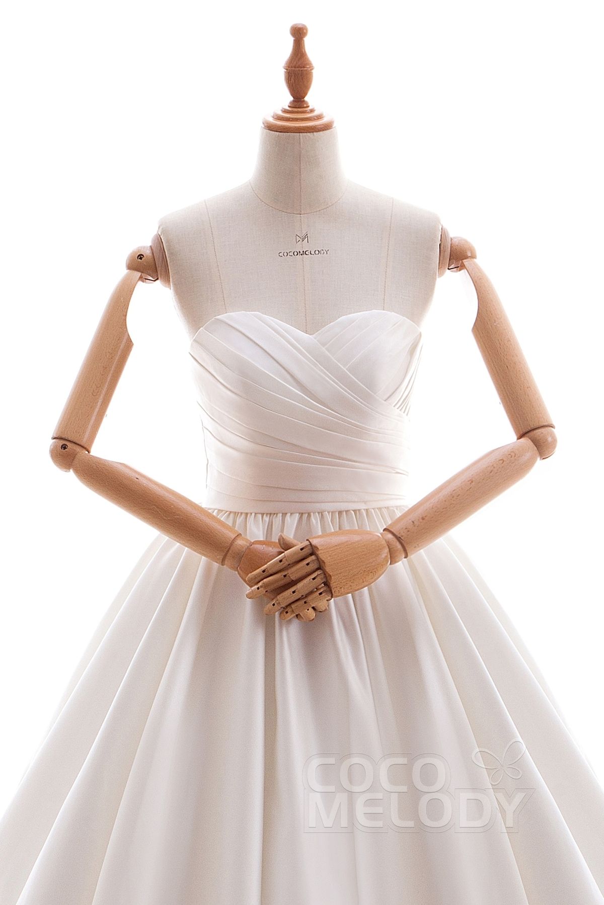 Style B14TB0040 Cocomelody Size 10 Wedding White A-line Dress on Queenly
