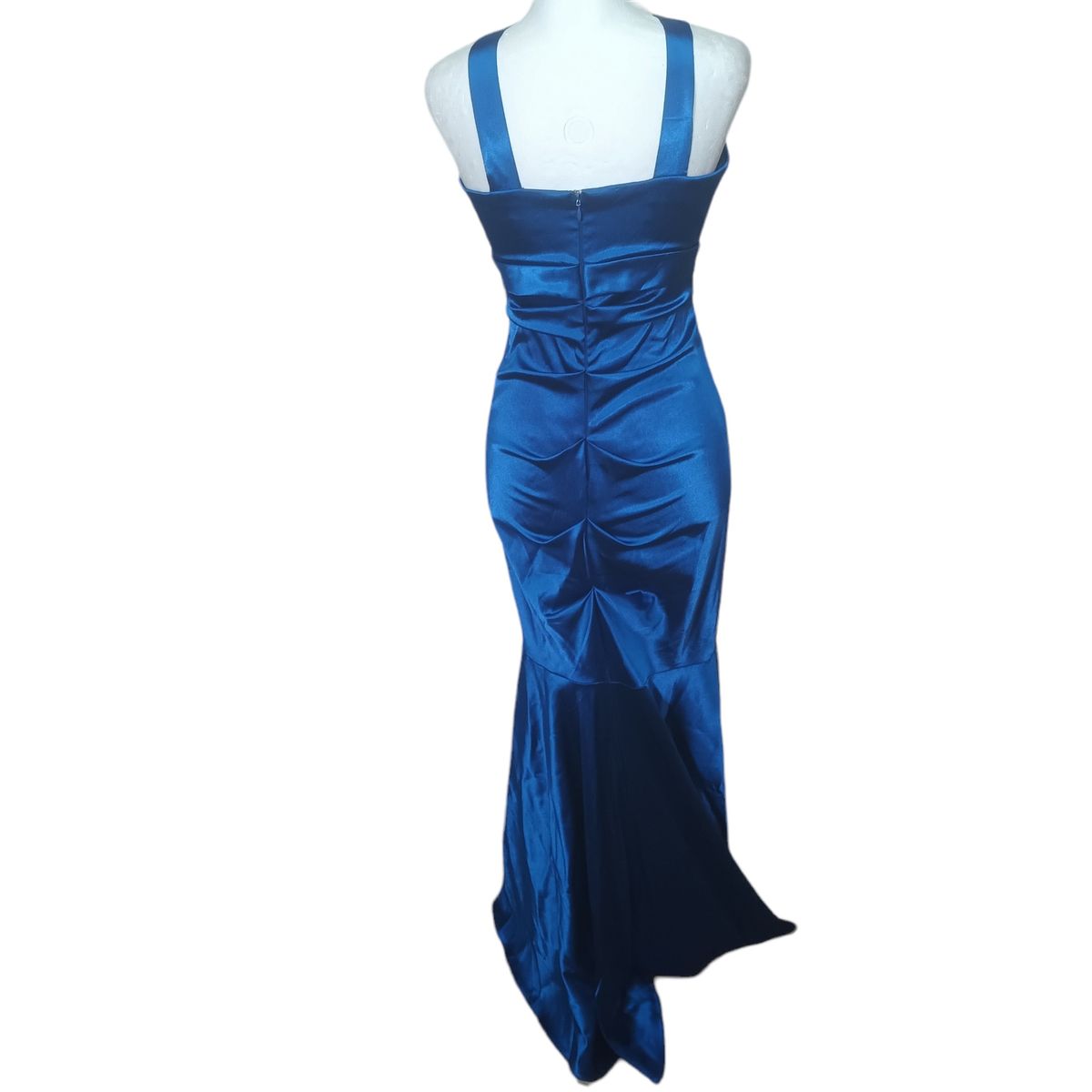 Cache Size 2 Prom Blue Mermaid Dress on Queenly