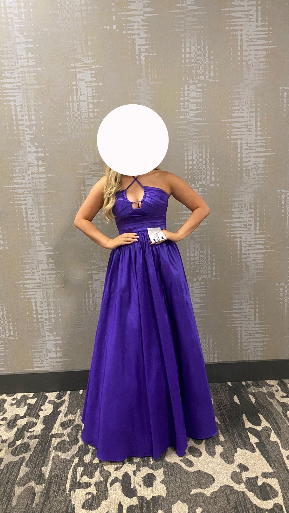 Size 6 Prom Purple Ball Gown on Queenly