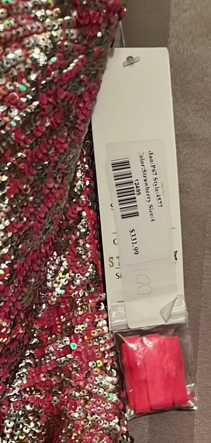 Style 4577 Sherri Hill Size 4 Prom Strapless Multicolor Ball Gown on Queenly