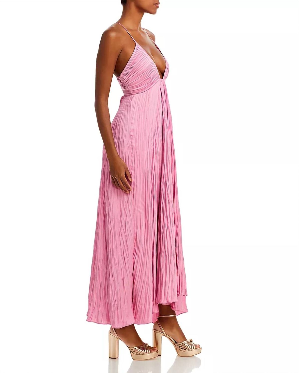 Style 1-625308094-649 A.L.C. Size 2 Pageant Pink Floor Length Maxi on Queenly