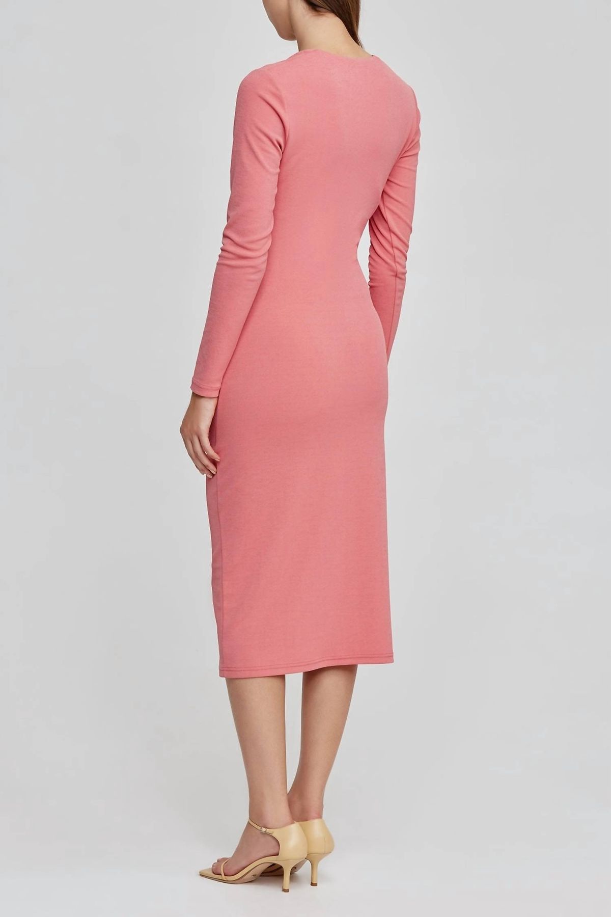 Style 1-3445340417-3643 ACLER Size 2 Long Sleeve Pink Cocktail Dress on Queenly