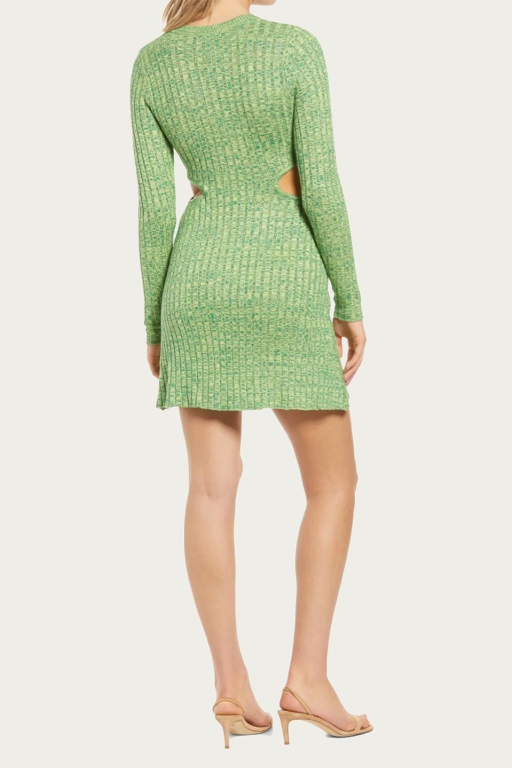 Style 1-1172285199-3855 AFRM Size XS Prom Long Sleeve Green Cocktail Dress on Queenly