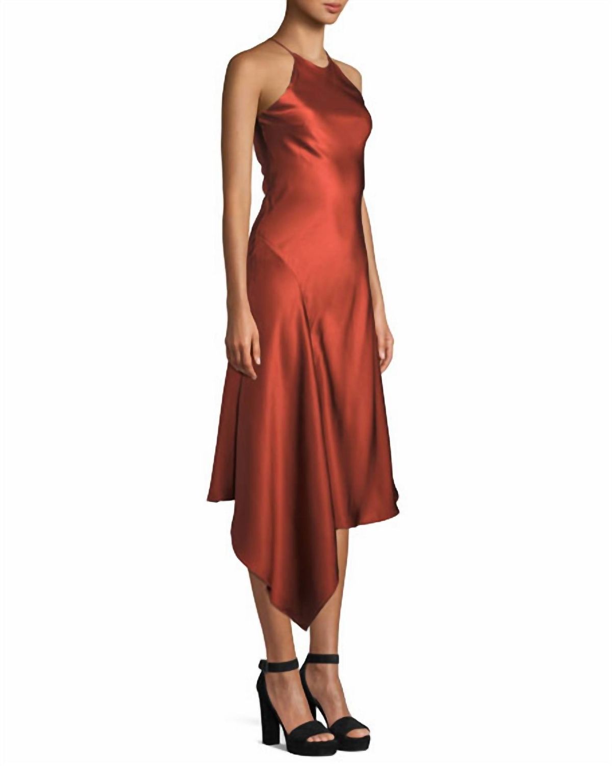 Style 1-1779652680-2901 ALEXIS Size M Pageant Halter Red Cocktail Dress on Queenly