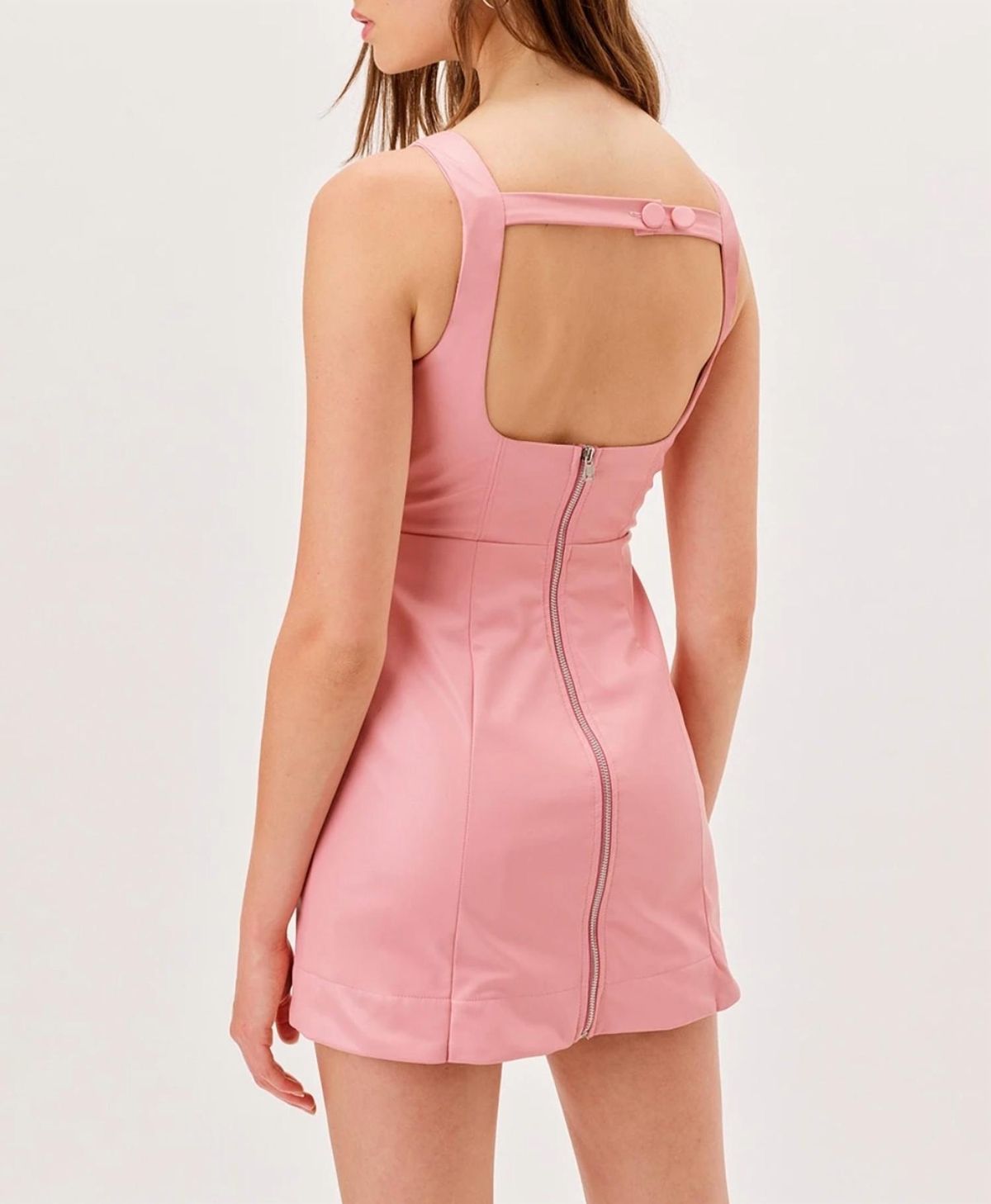 Style 1-3947636327-2696 for Love & Lemons Size L Homecoming Light Pink Cocktail Dress on Queenly