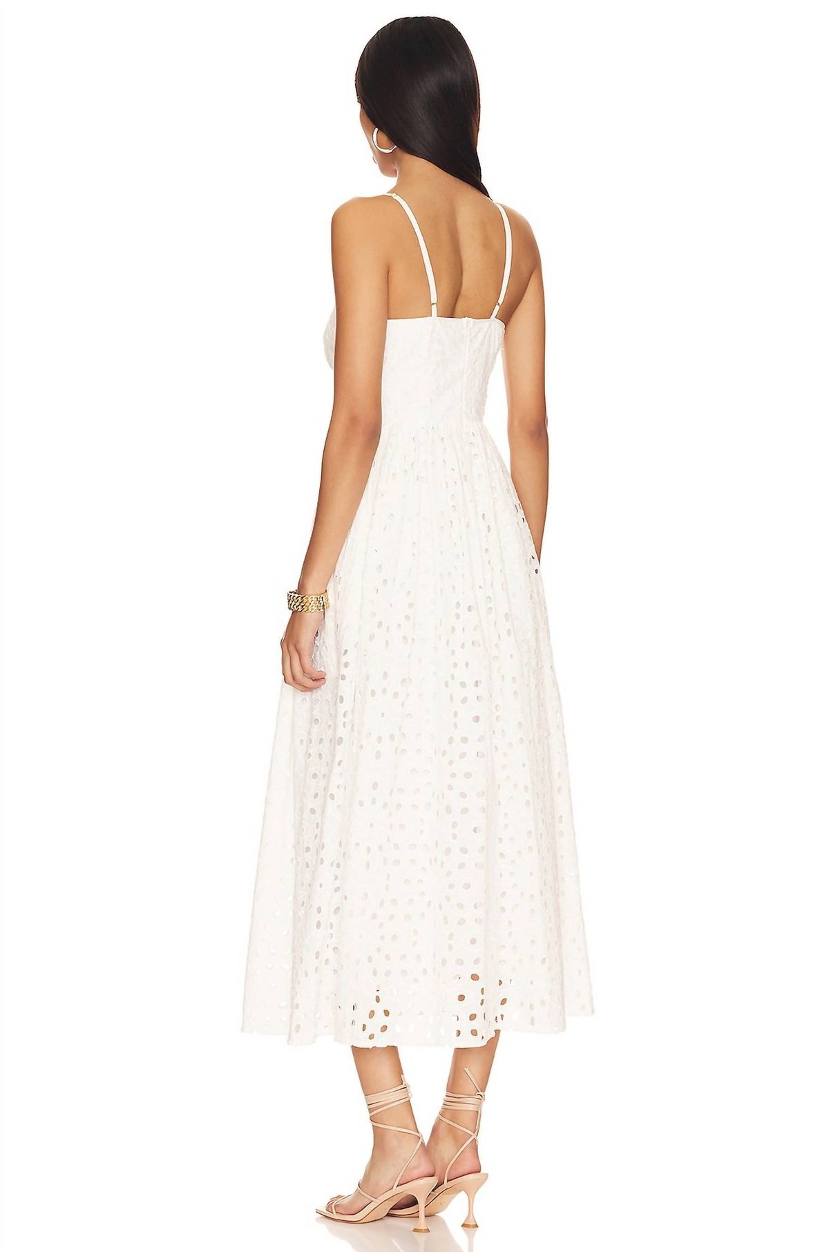 Style 1-310573842-2901 Karina Grimaldi Size M Wedding Lace White Cocktail Dress on Queenly