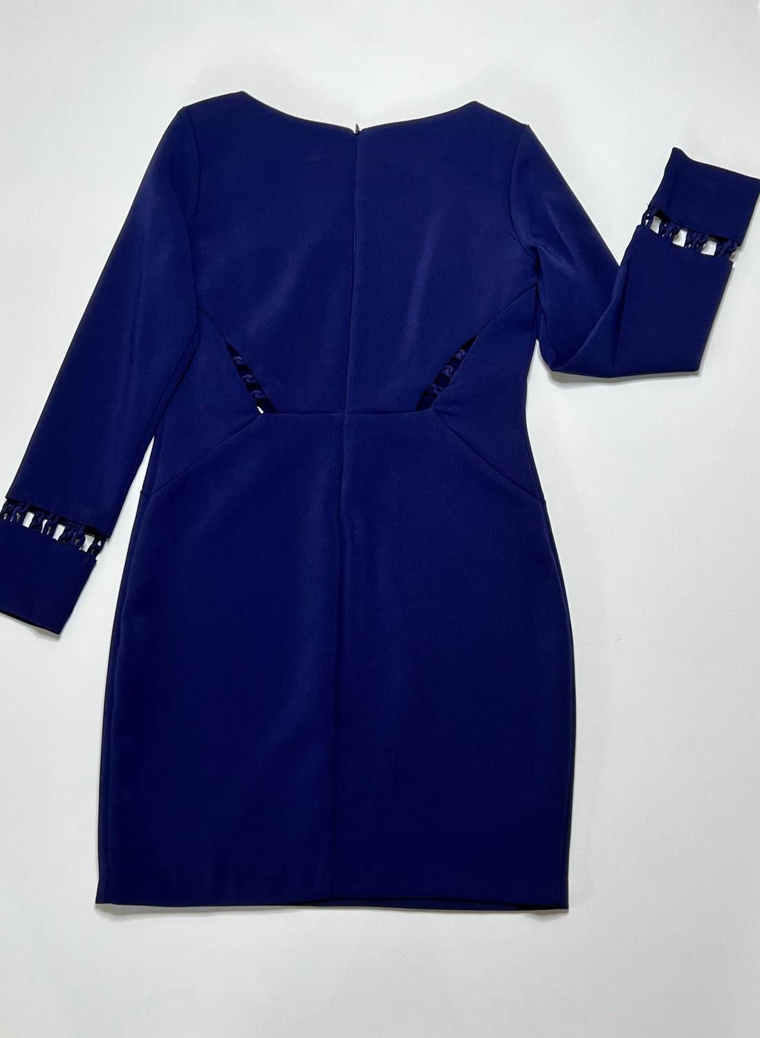 Style 1-1169479590-3011 Karlie Size M Long Sleeve Blue Cocktail Dress on Queenly