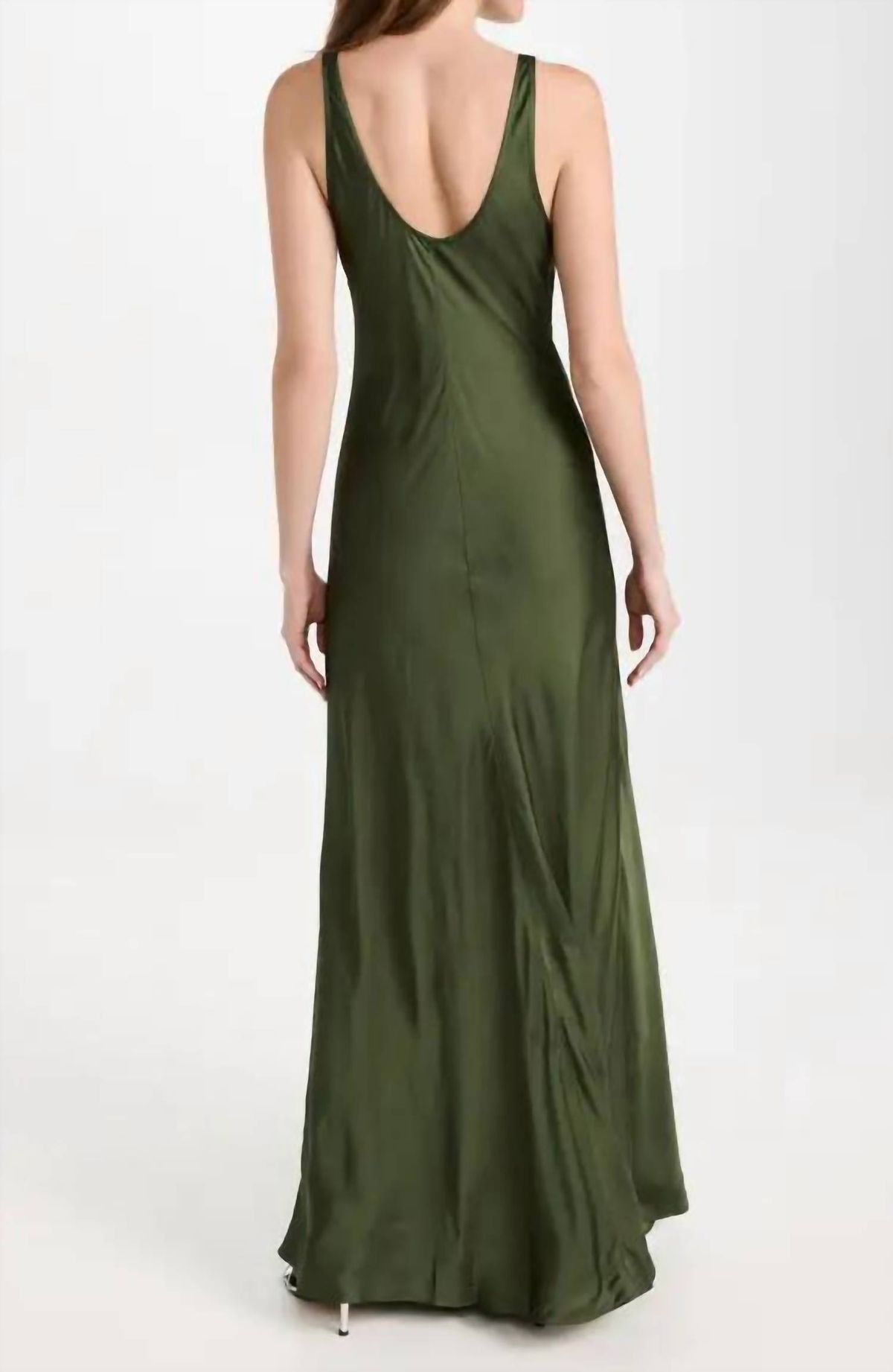 Style 1-50197341-649 L'Agence Size 2 Green A-line Dress on Queenly