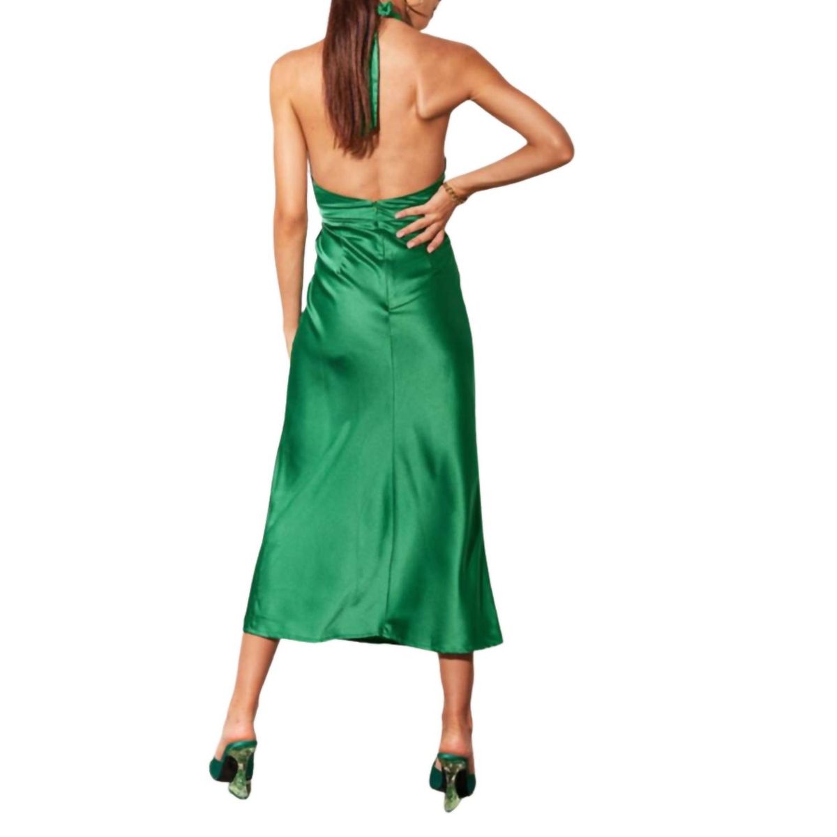 Style 1-3618278881-3775 RUNAWAY Size XL Wedding Guest Emerald Green Cocktail Dress on Queenly