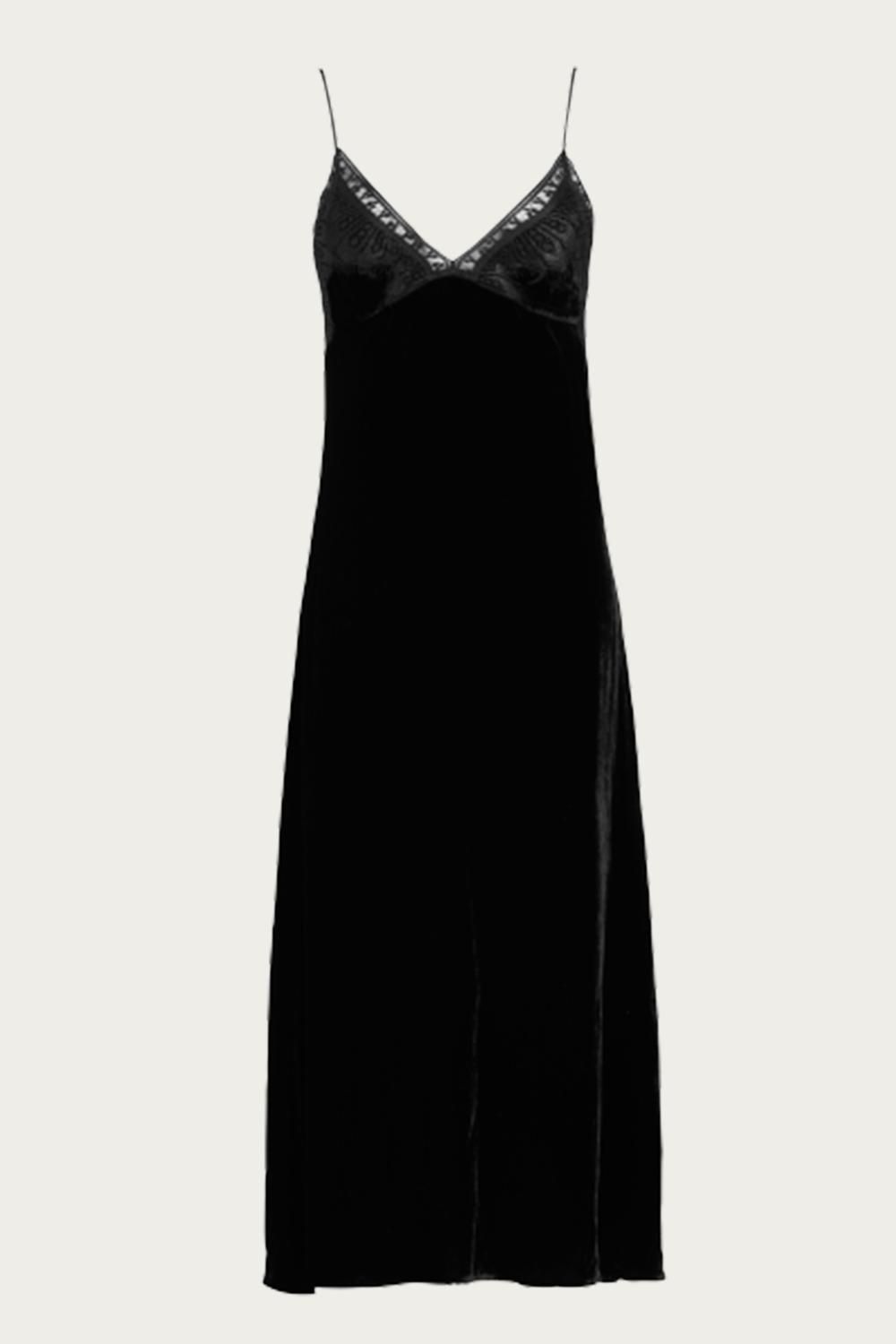 Style 1-3393267293-1439 SLEEPING WITH JACQUES Size 3X High Neck Lace Black Floor Length Maxi on Queenly