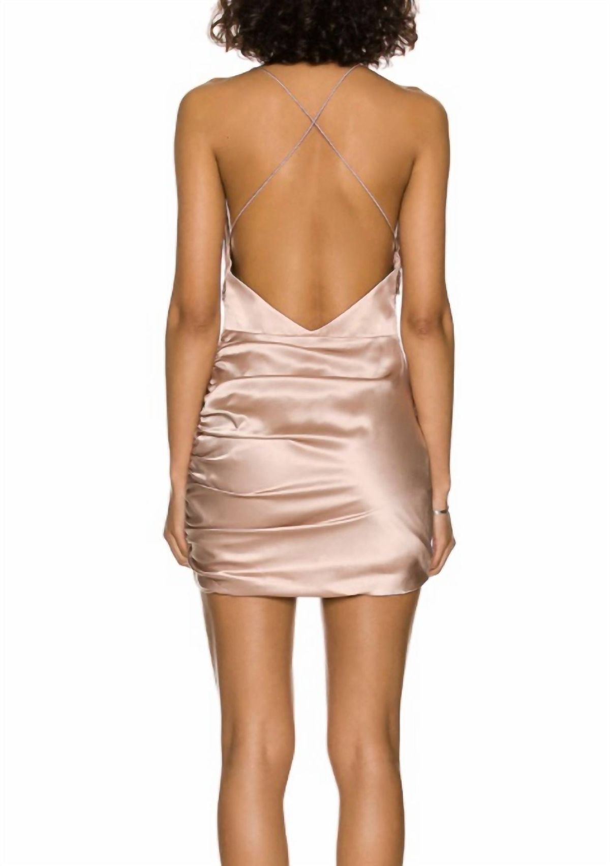 Style 1-495462869-649 THE SEI Size 2 Homecoming Rose Gold Cocktail Dress on Queenly