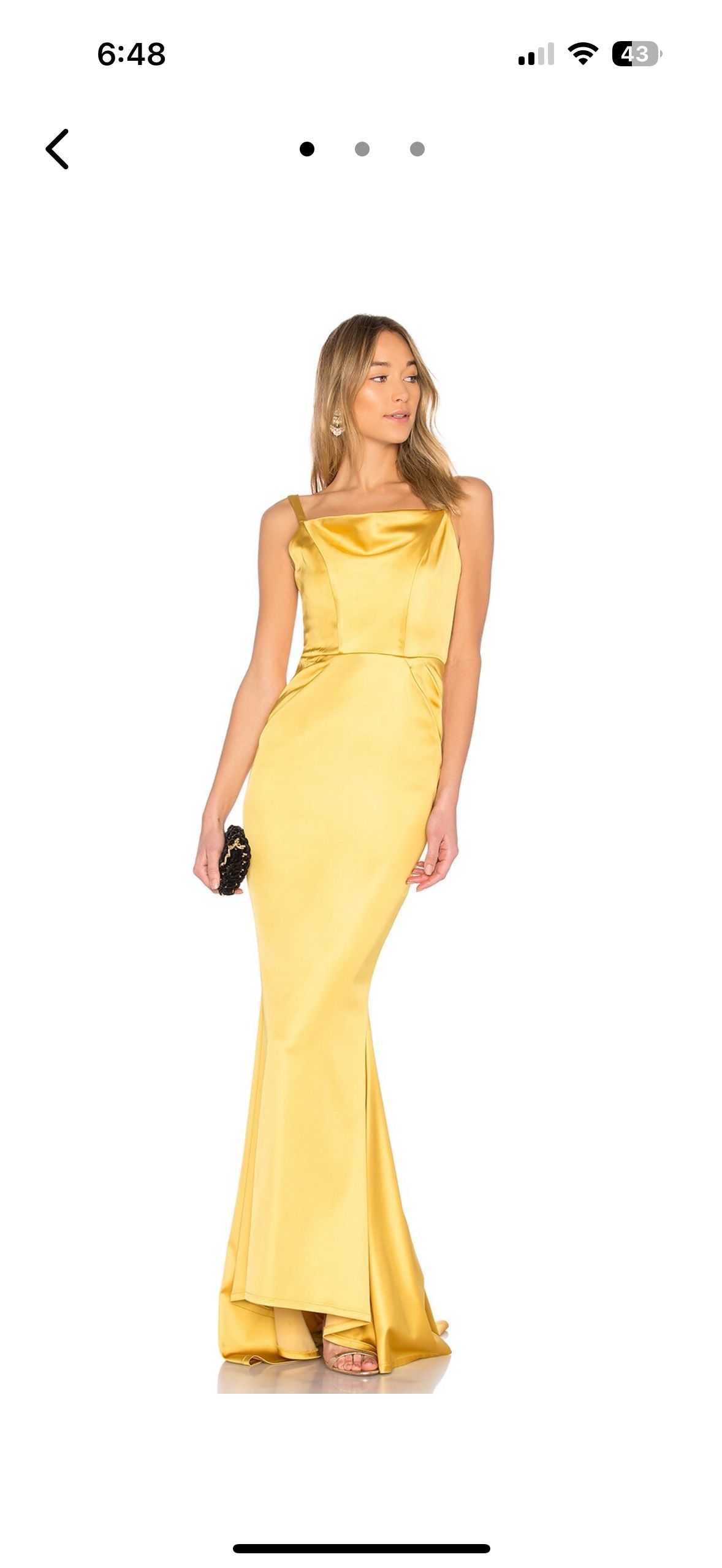 Size S Pageant Yellow Mermaid Dress on Queenly