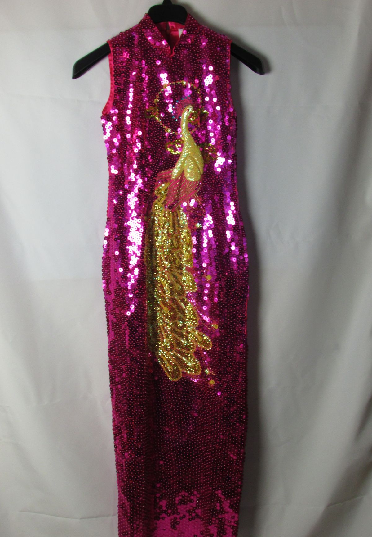 Size 2 Prom High Neck Satin Hot Pink Cocktail Dress on Queenly
