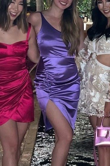Windsor Size S Prom One Shoulder Light Purple Cocktail Dress on Queenly