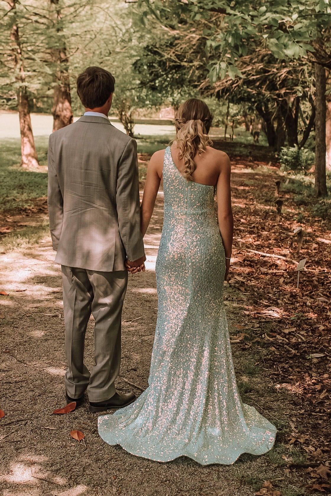 Alyce Paris Size 0 Prom One Shoulder Light Blue Side Slit Dress on Queenly