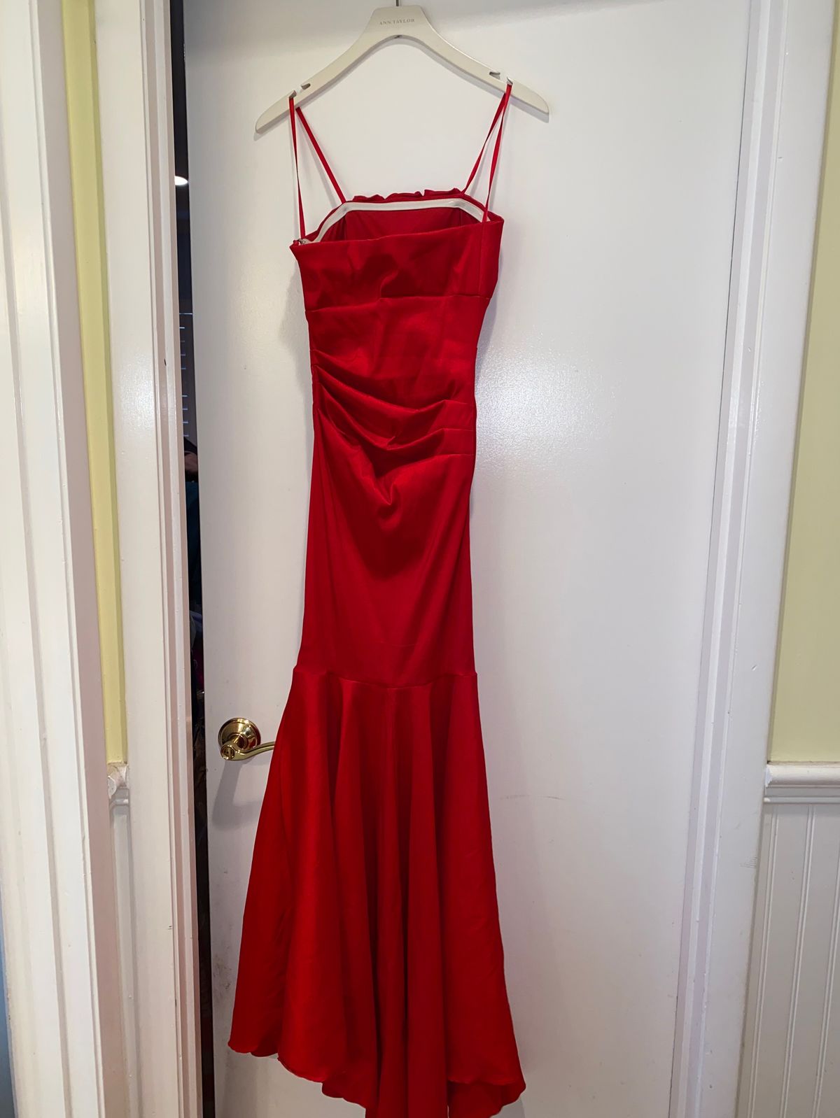 Cache Size 0 Prom Red Mermaid Dress on Queenly