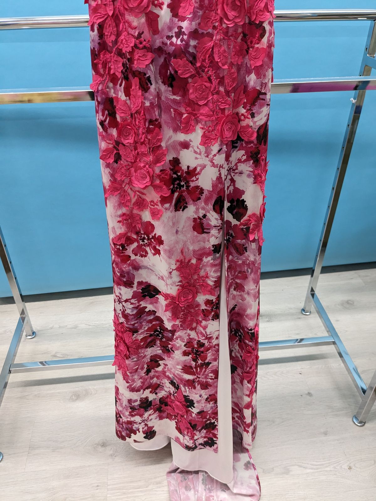 Jovani Size 2 Pink Side Slit Dress on Queenly
