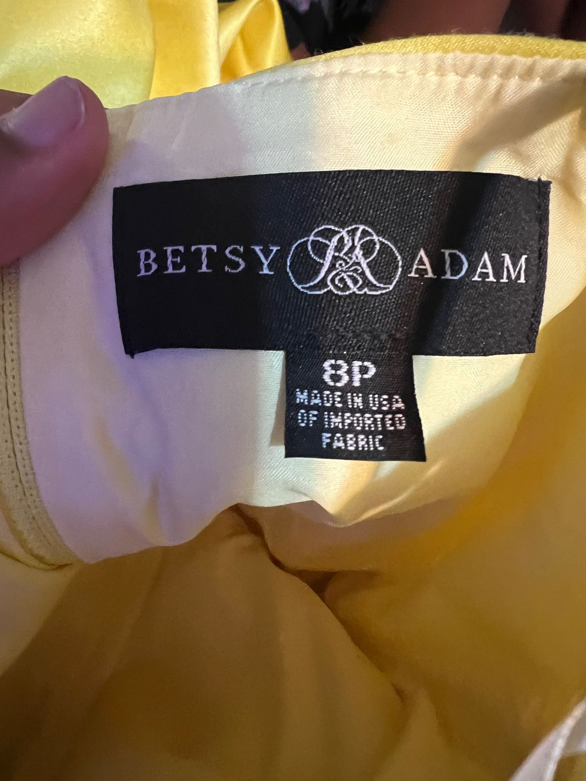 Size 8 Prom High Neck Yellow Ball Gown on Queenly