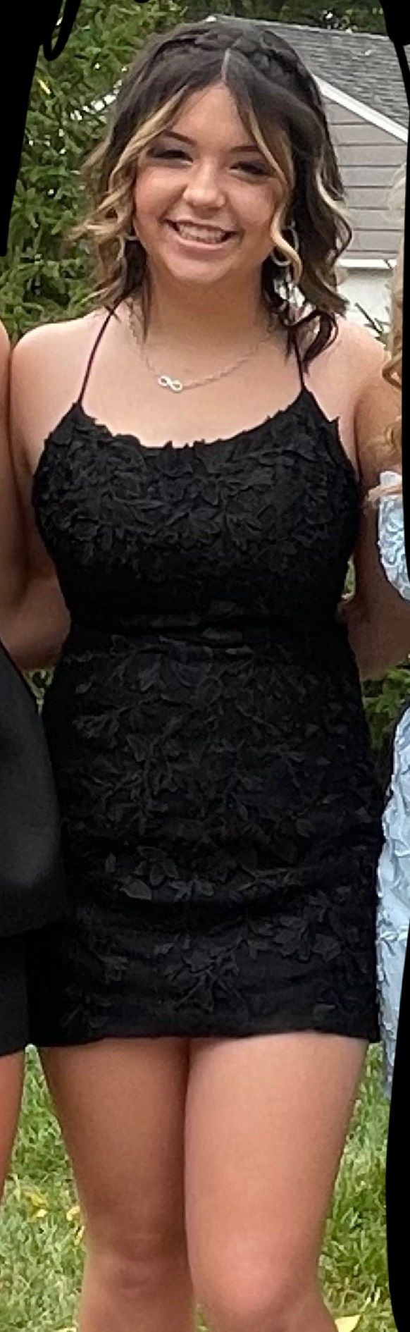Sherri Hill Size 8 Homecoming Black Cocktail Dress on Queenly