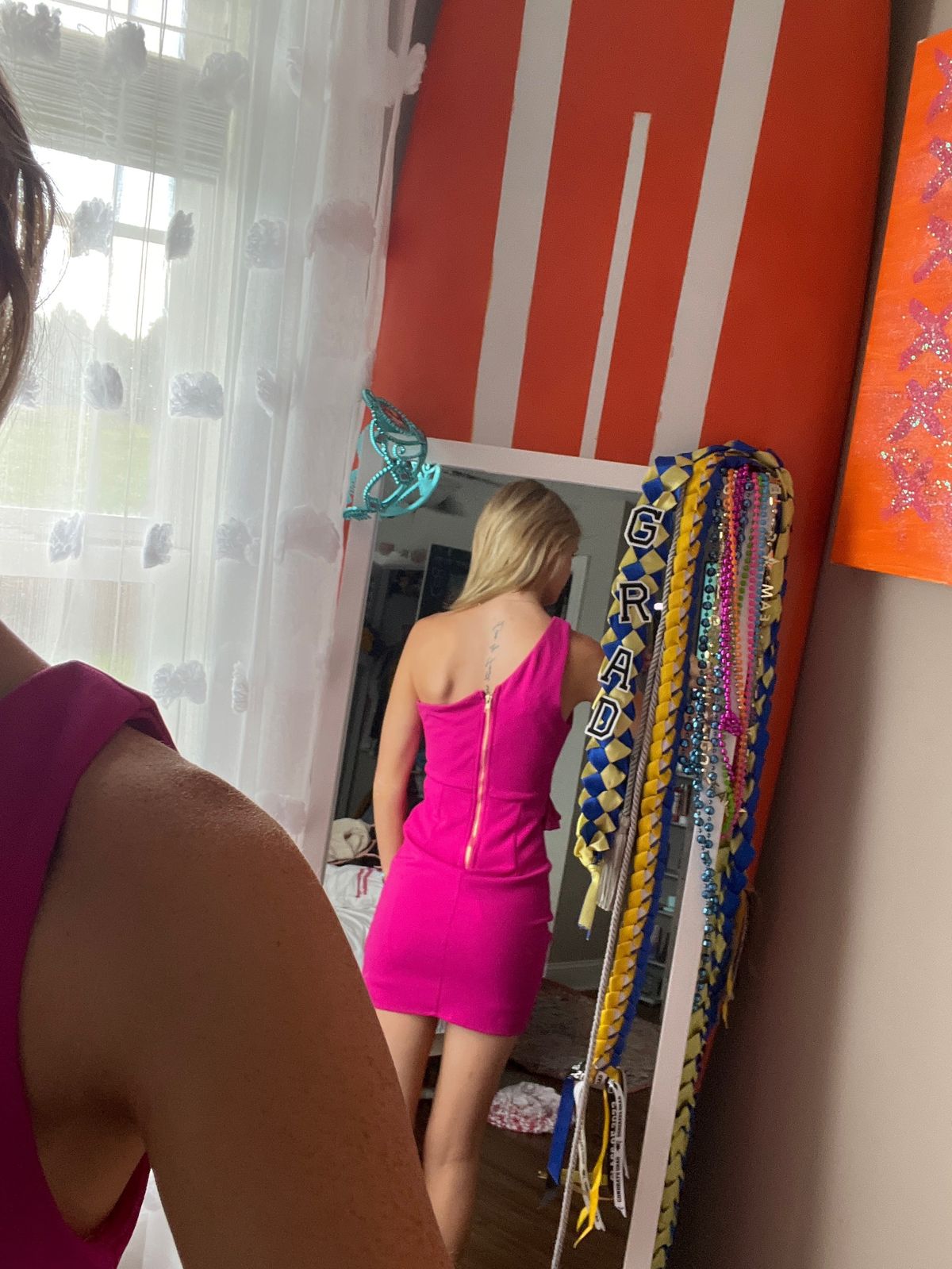 Hello molly Size S Prom One Shoulder Pink Cocktail Dress on Queenly