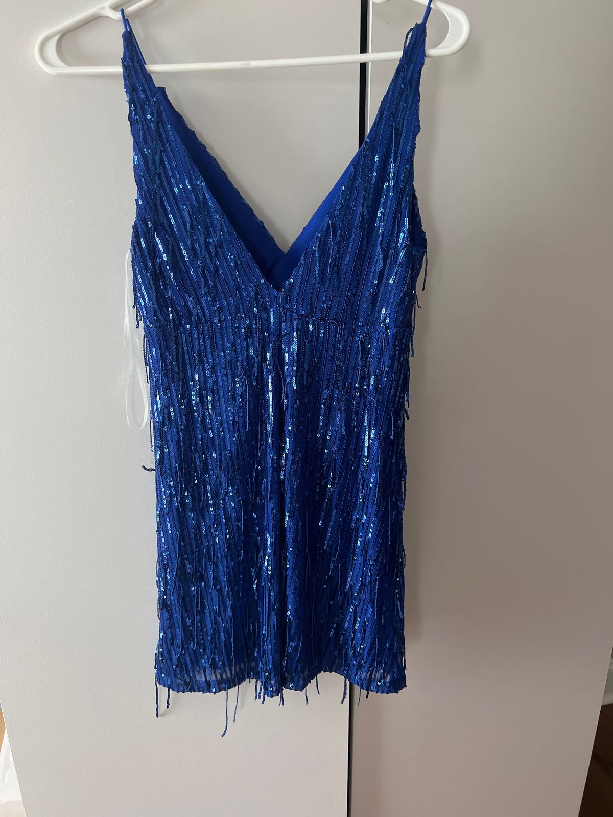 Xtraordinary Size 0 Prom Plunge Blue Cocktail Dress on Queenly