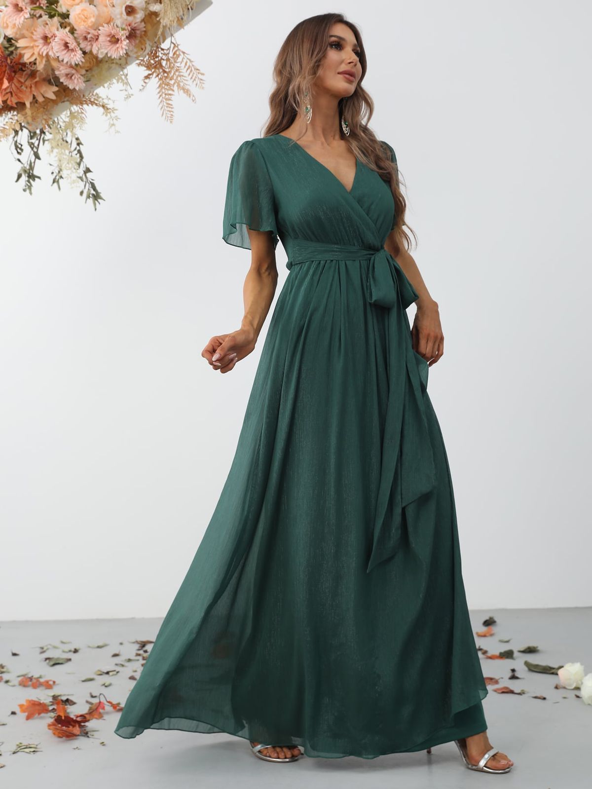 Style FSWD0939 Faeriesty Size XS Green Floor Length Maxi on Queenly
