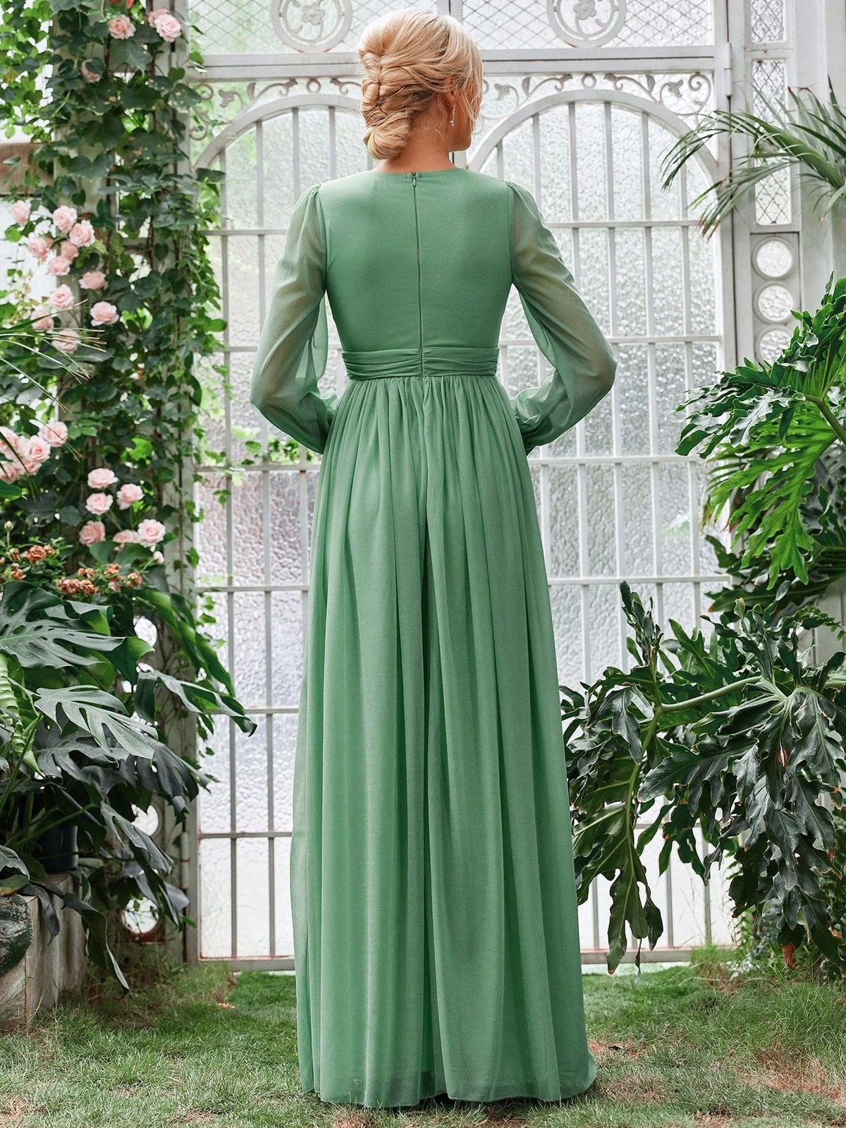 Style FSWD1721 Faeriesty Size XS Green Floor Length Maxi on Queenly