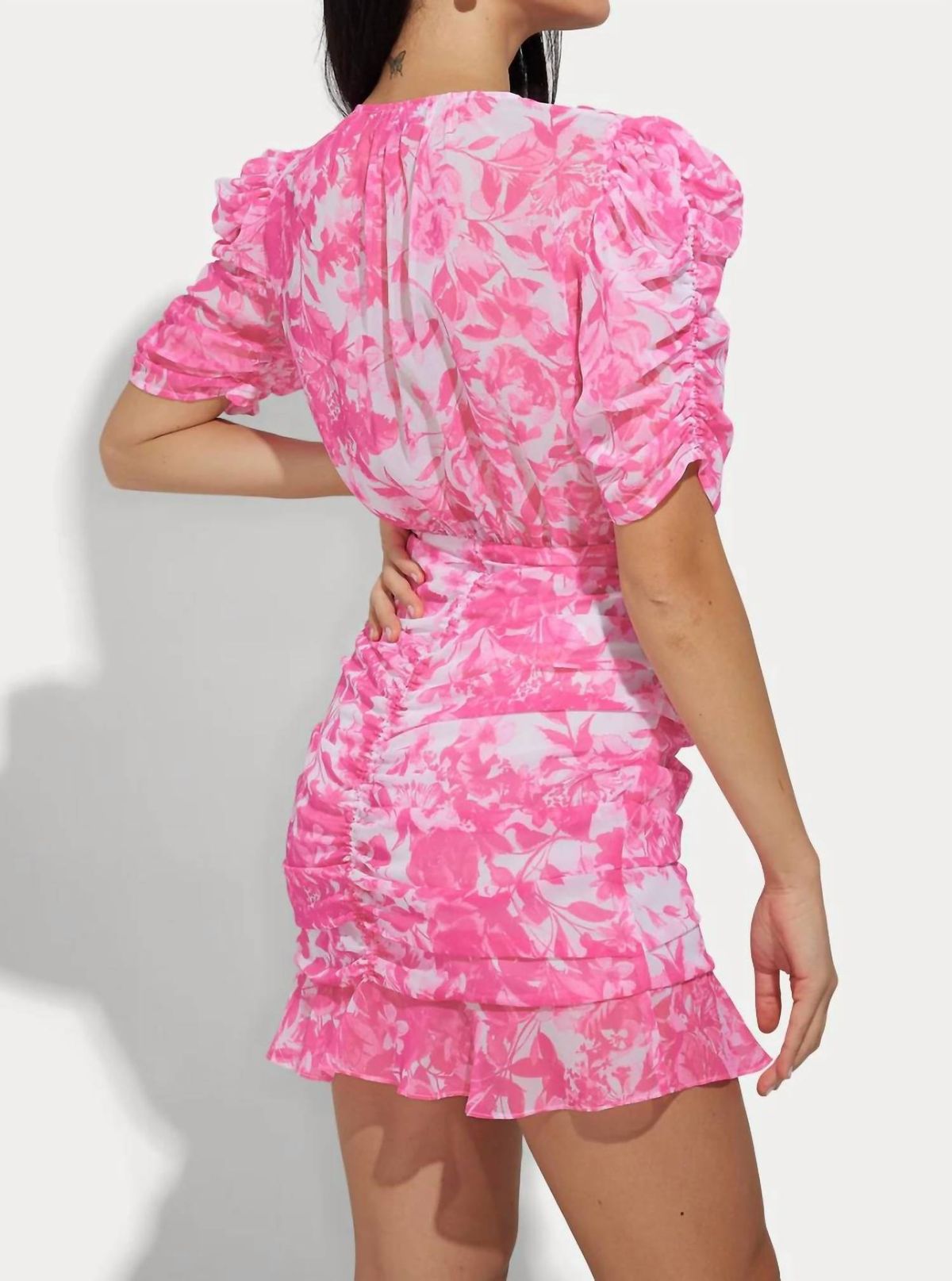 Style 1-259601581-3236 Generation Love Size S Floral Pink Cocktail Dress on Queenly
