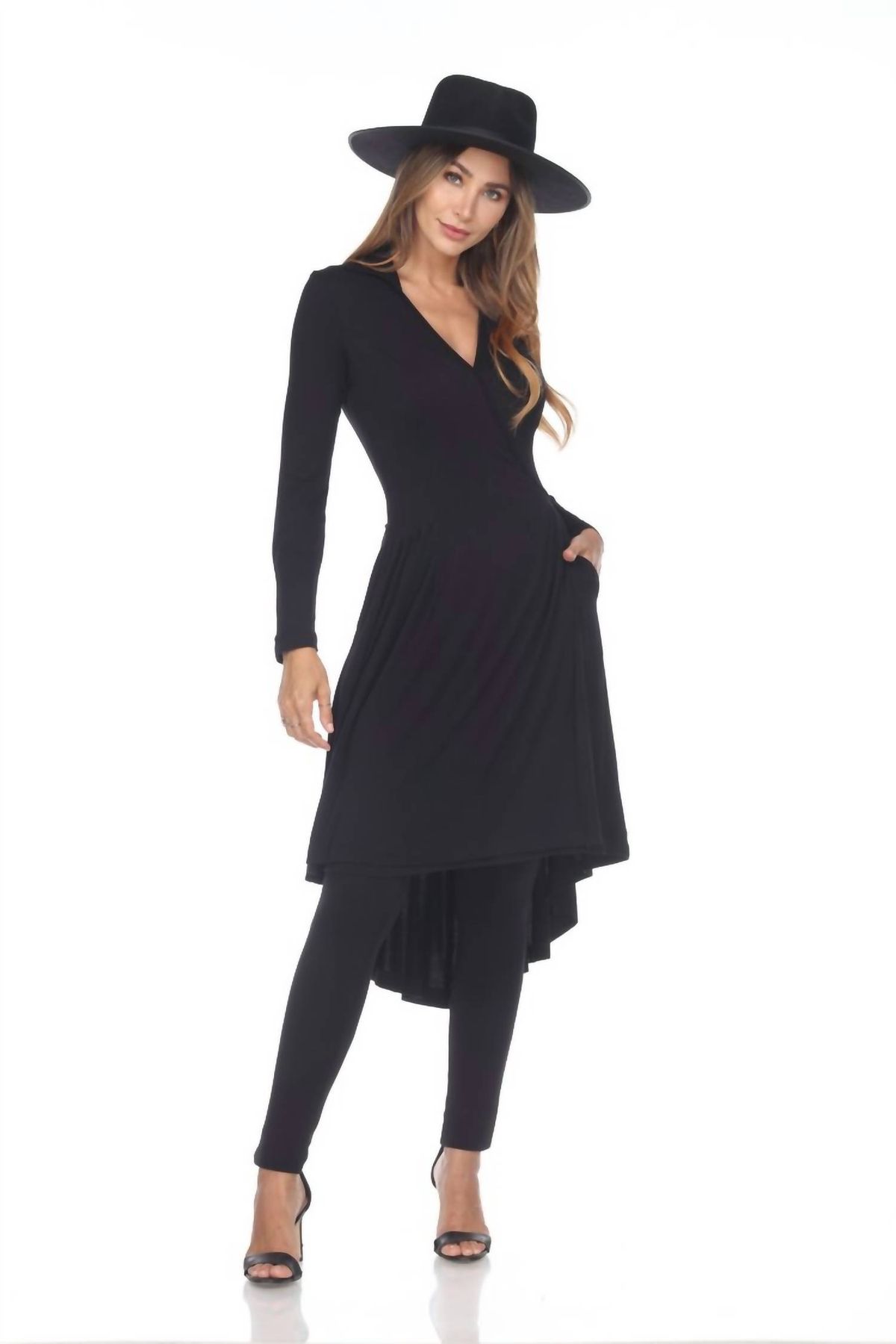 Style 1-387884798-3236 One Essence Size S Long Sleeve Black Cocktail Dress on Queenly