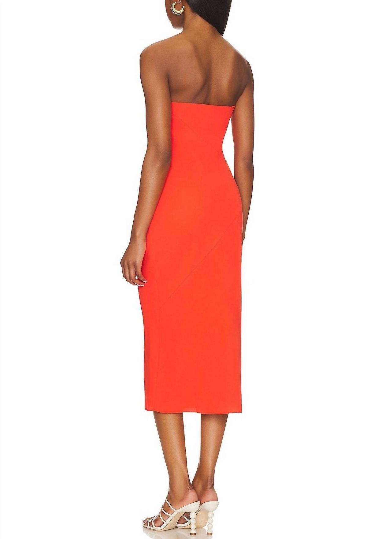 Style 1-414938188-3855 Amanda Uprichard Size XS Orange Cocktail Dress on Queenly