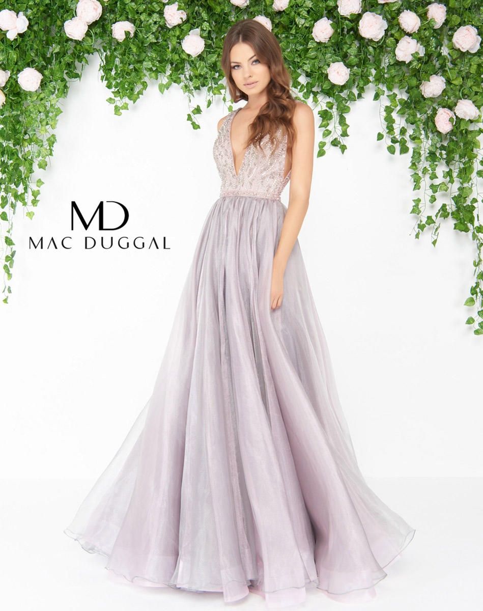 Style 62932D Mac Duggal Size 2 Purple A-line Dress on Queenly