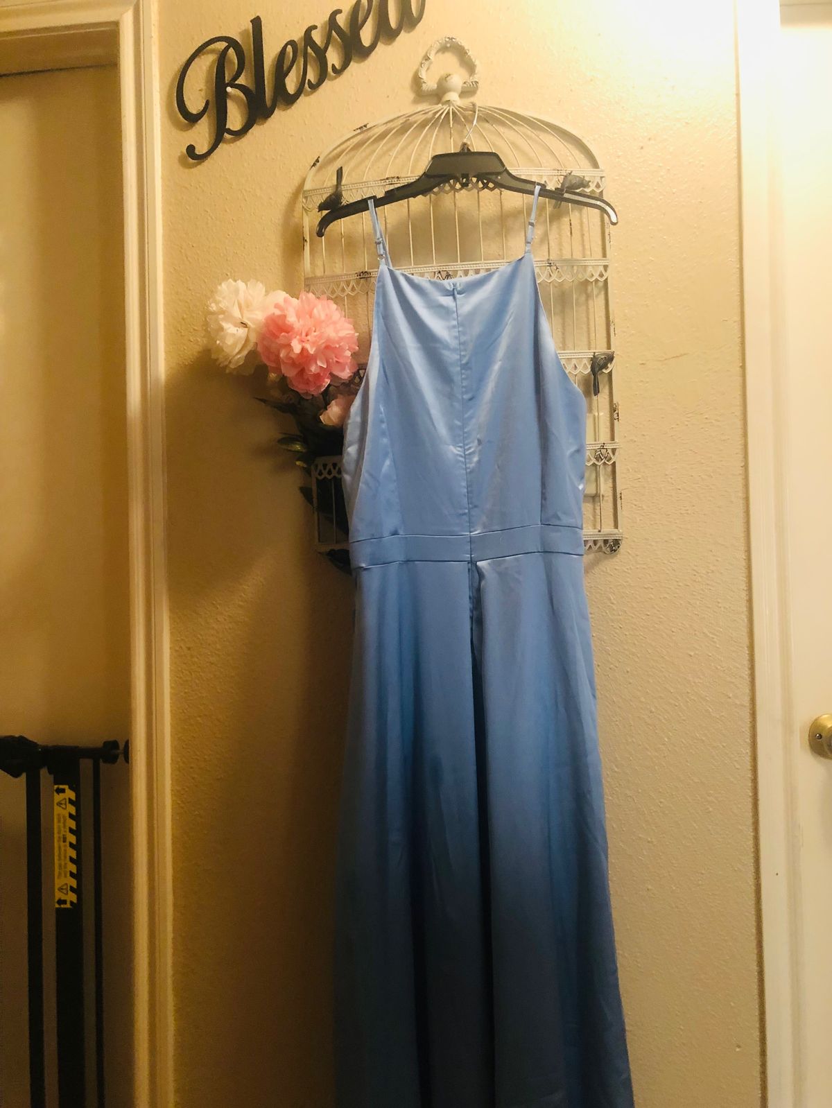 Pretty Garden Size XL Homecoming Blue Cocktail Dress on Queenly