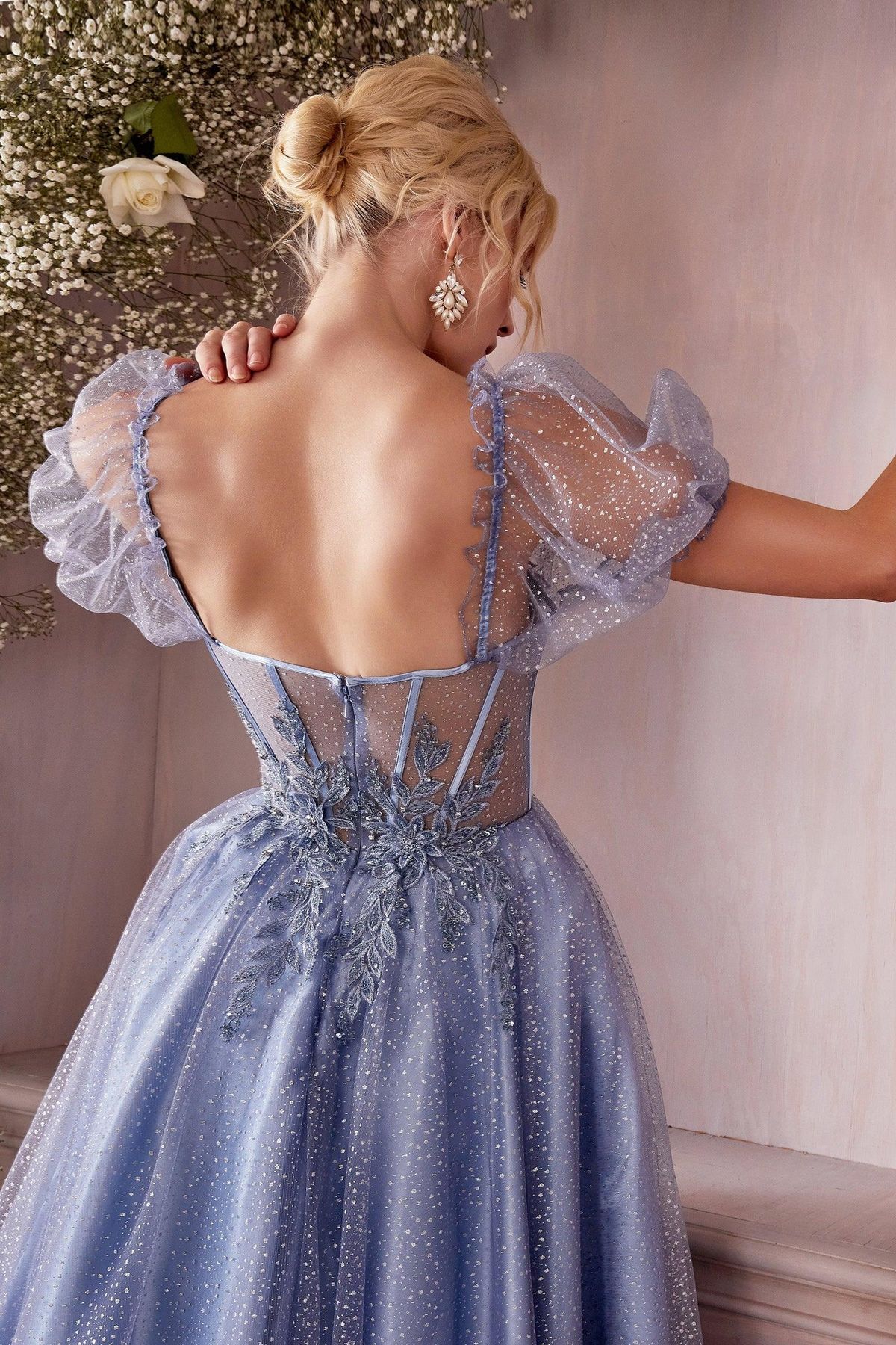 Style CD0187 Cinderella Divine Plus Size 20 Blue Cocktail Dress on Queenly