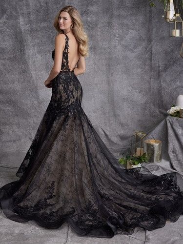 Style Zander Lane Sottero & Midgley Size 6 Pageant Lace Black A-line Dress on Queenly