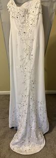 Jovani Size 6 Wedding Strapless White Floor Length Maxi on Queenly