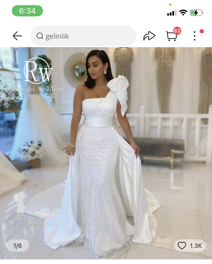 Fashion Nova Size 14 Wedding One Shoulder White Mermaid Dress on Queenly