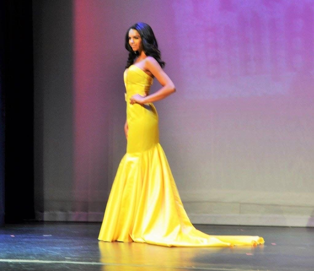Size 4 Pageant Plunge Yellow Mermaid Dress on Queenly