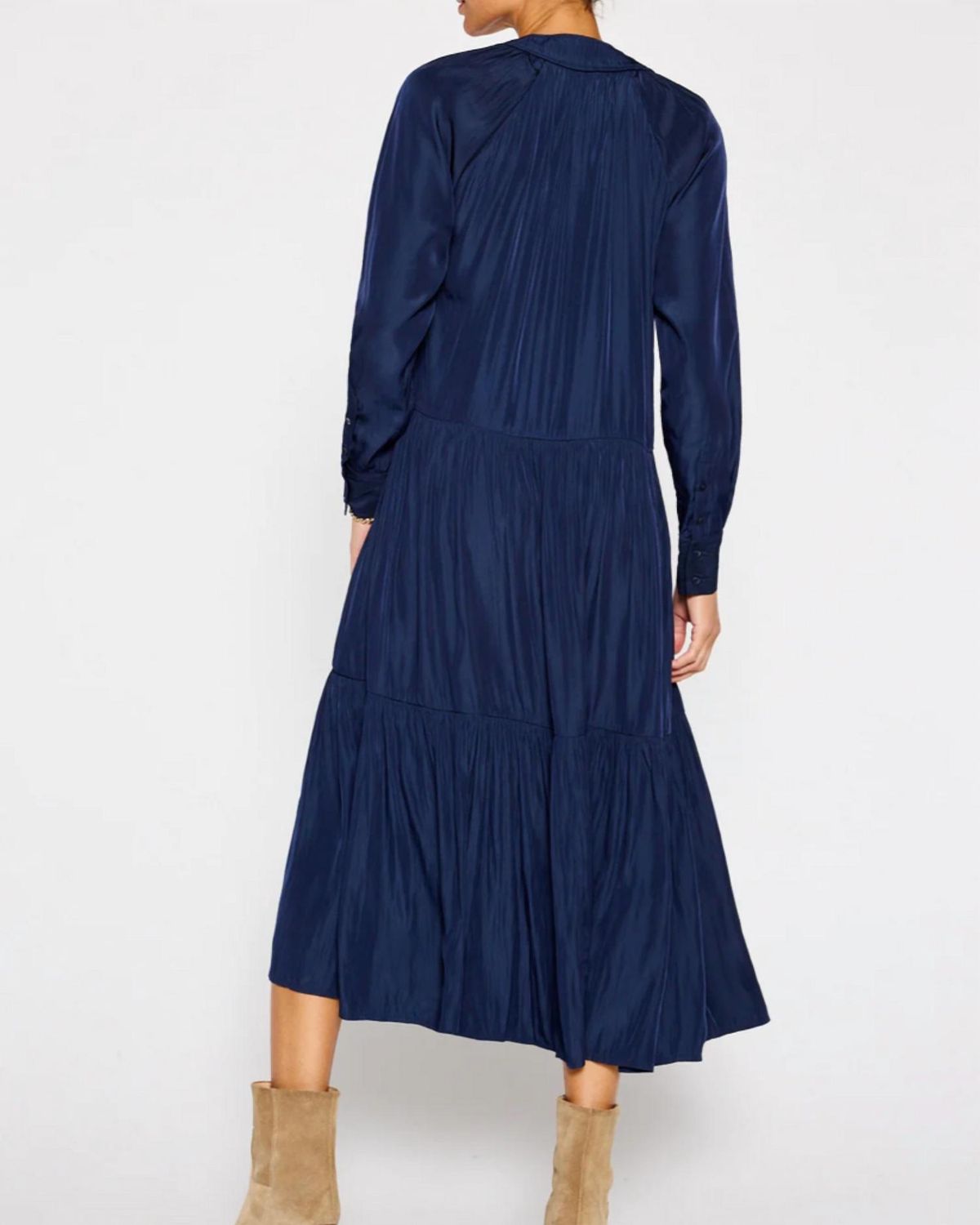 Style 1-2464521334-3855 Brochu Walker Size XS Long Sleeve Navy Blue Cocktail Dress on Queenly