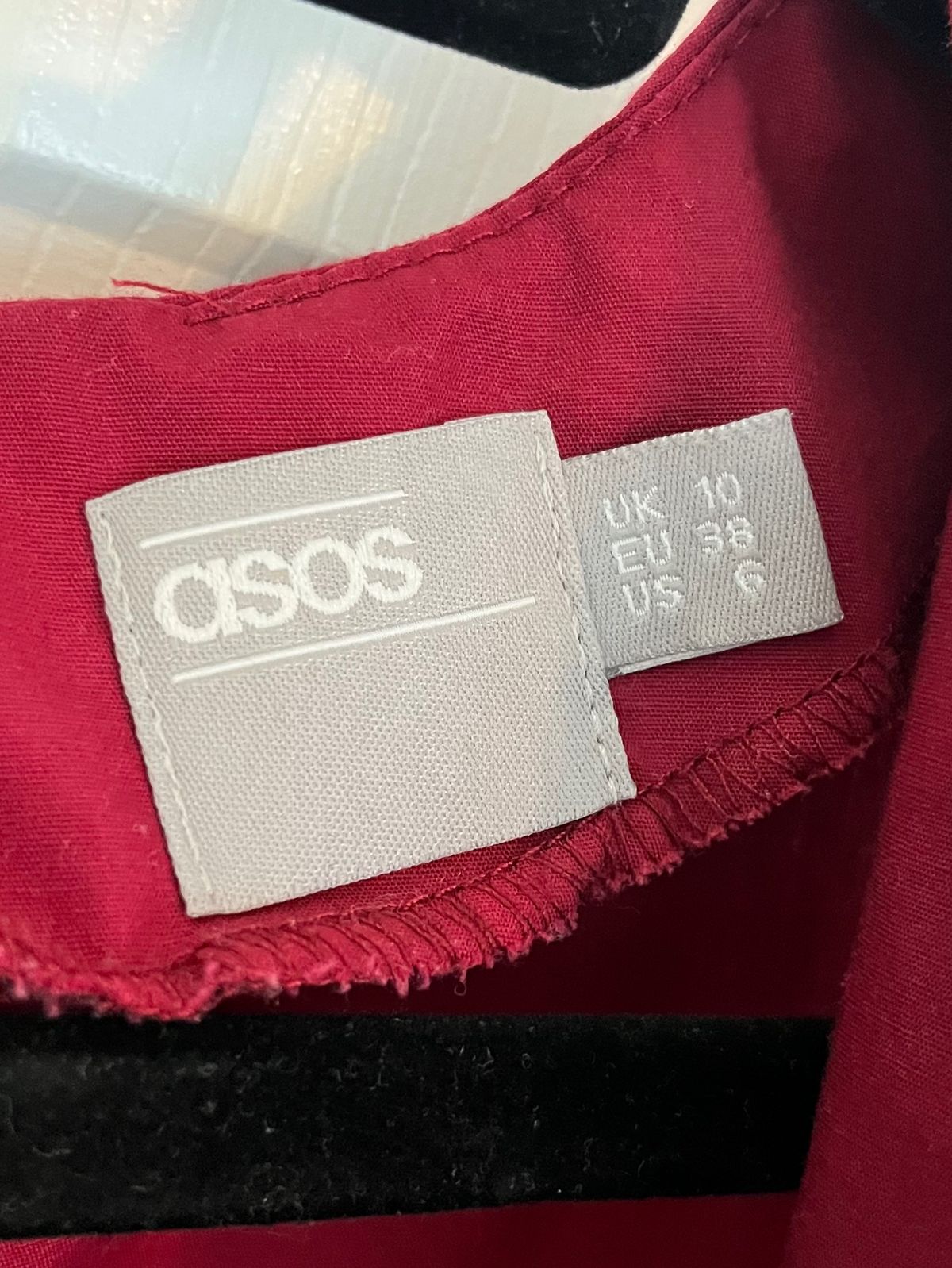 ASOS Size 6 Long Sleeve Red Cocktail Dress on Queenly