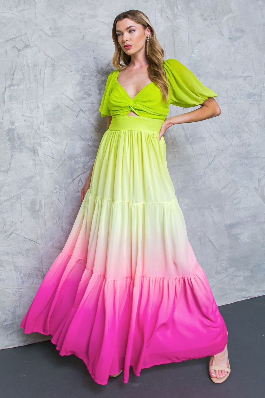 sweet tomato Size 8 Prom Multicolor Ball Gown on Queenly