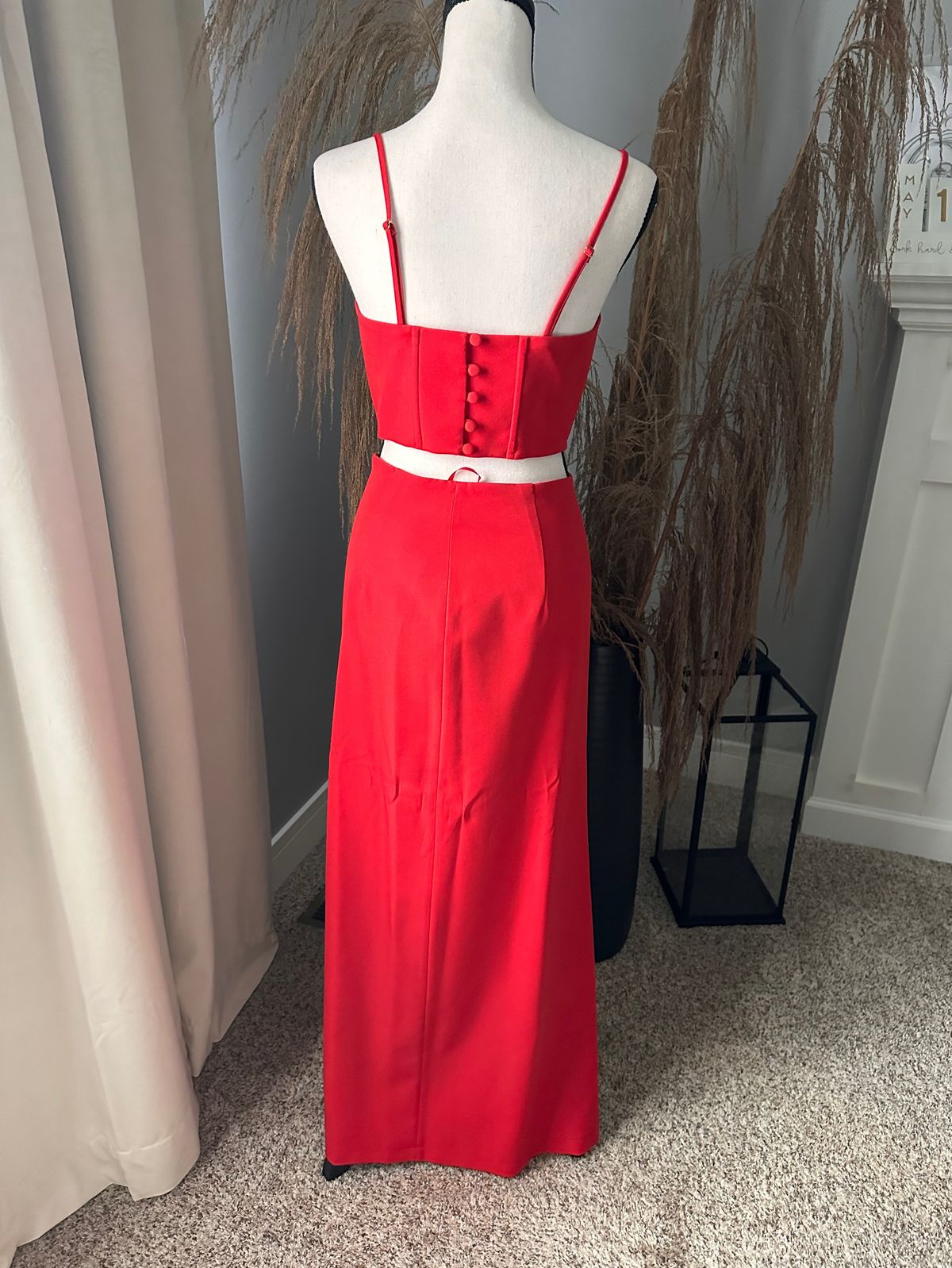 Size S Prom Red A-line Dress on Queenly
