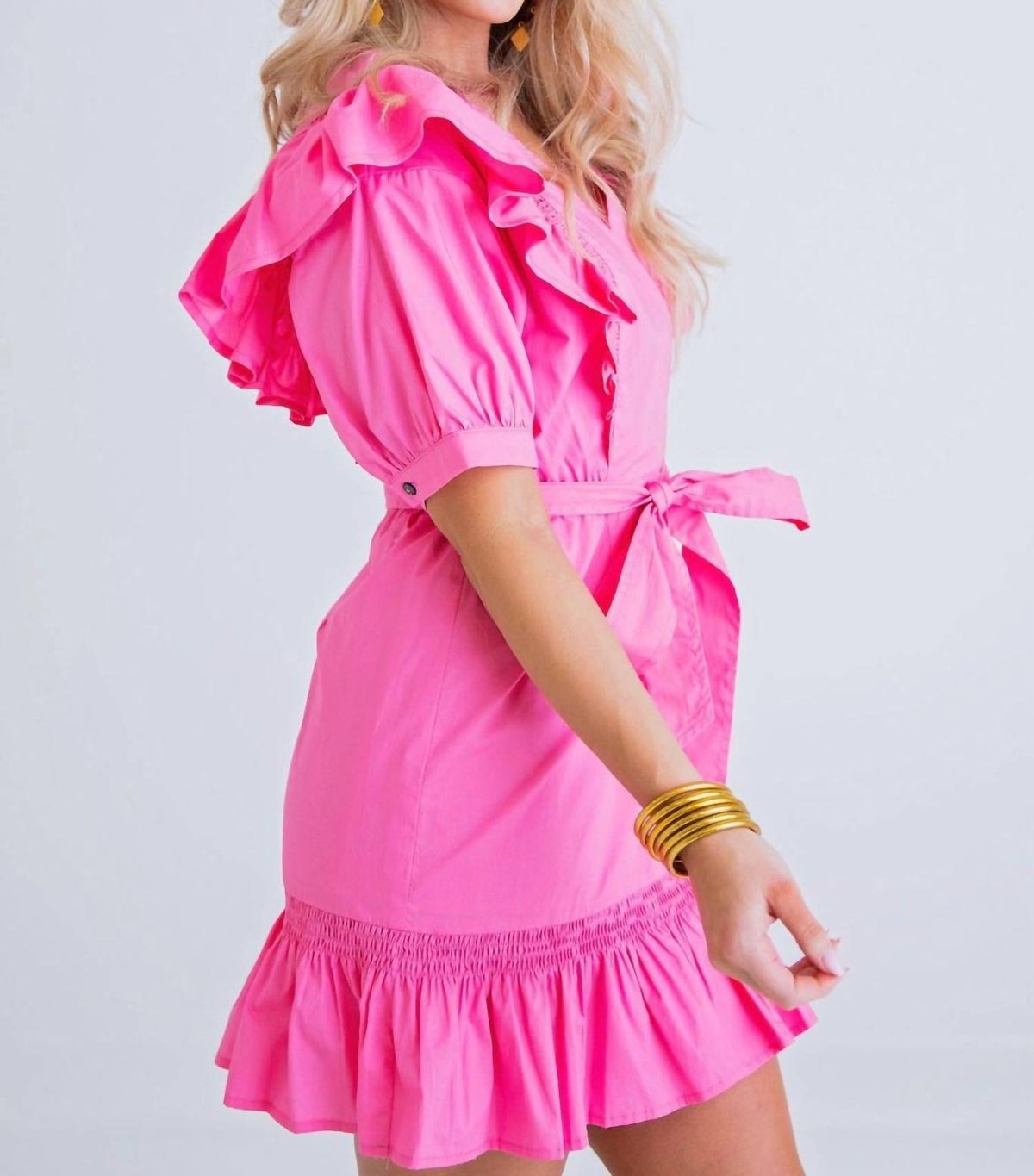 Style 1-1088997267-2791 Karlie Size L Hot Pink Cocktail Dress on Queenly